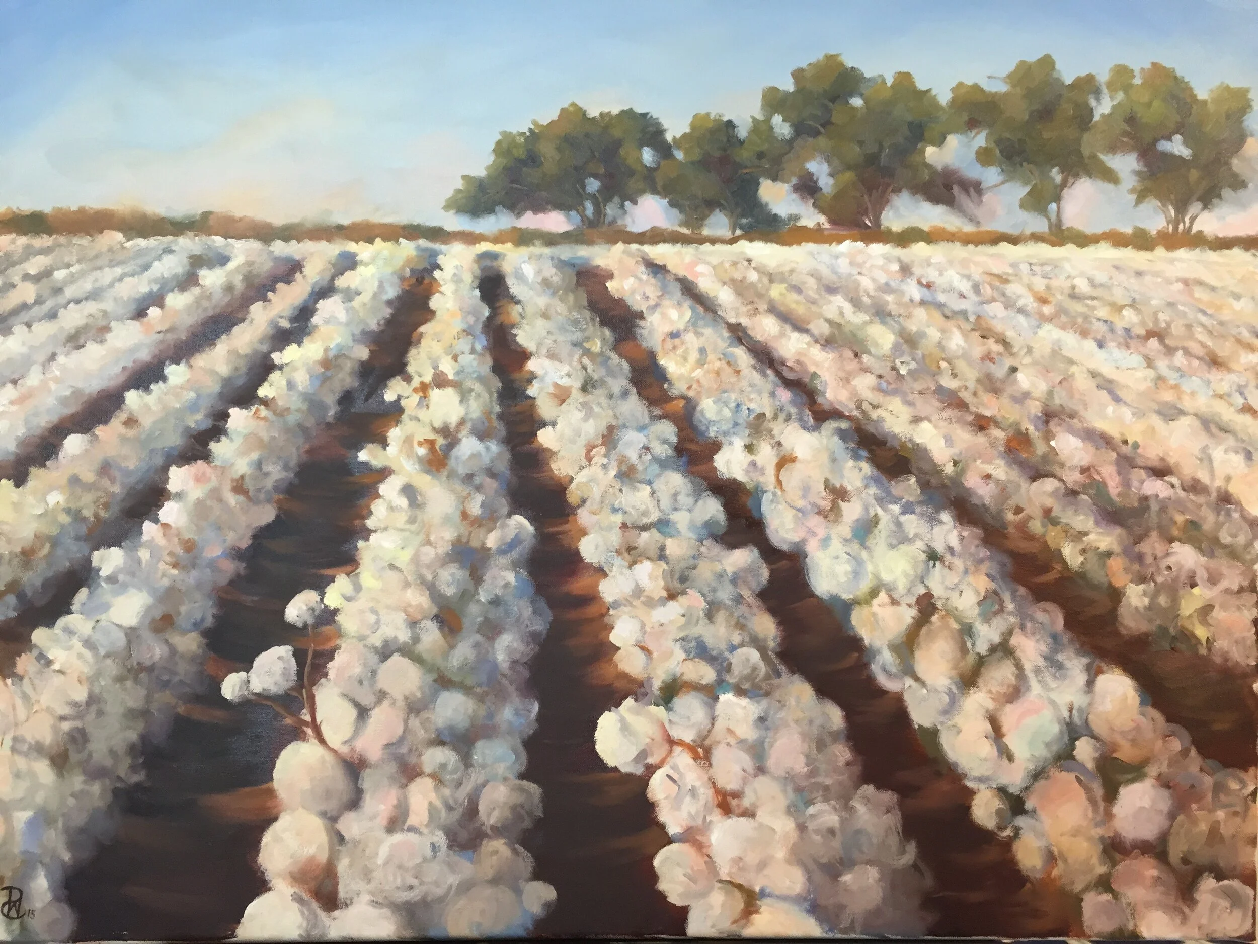Afternoon Cottonfield
24x32
Oil on Canvas