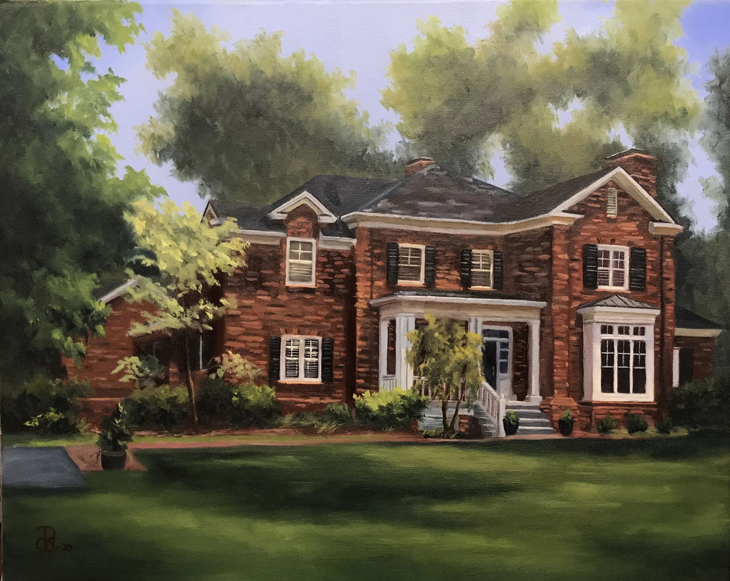 The Clanton Family Home
16x20
Oil on Canvas