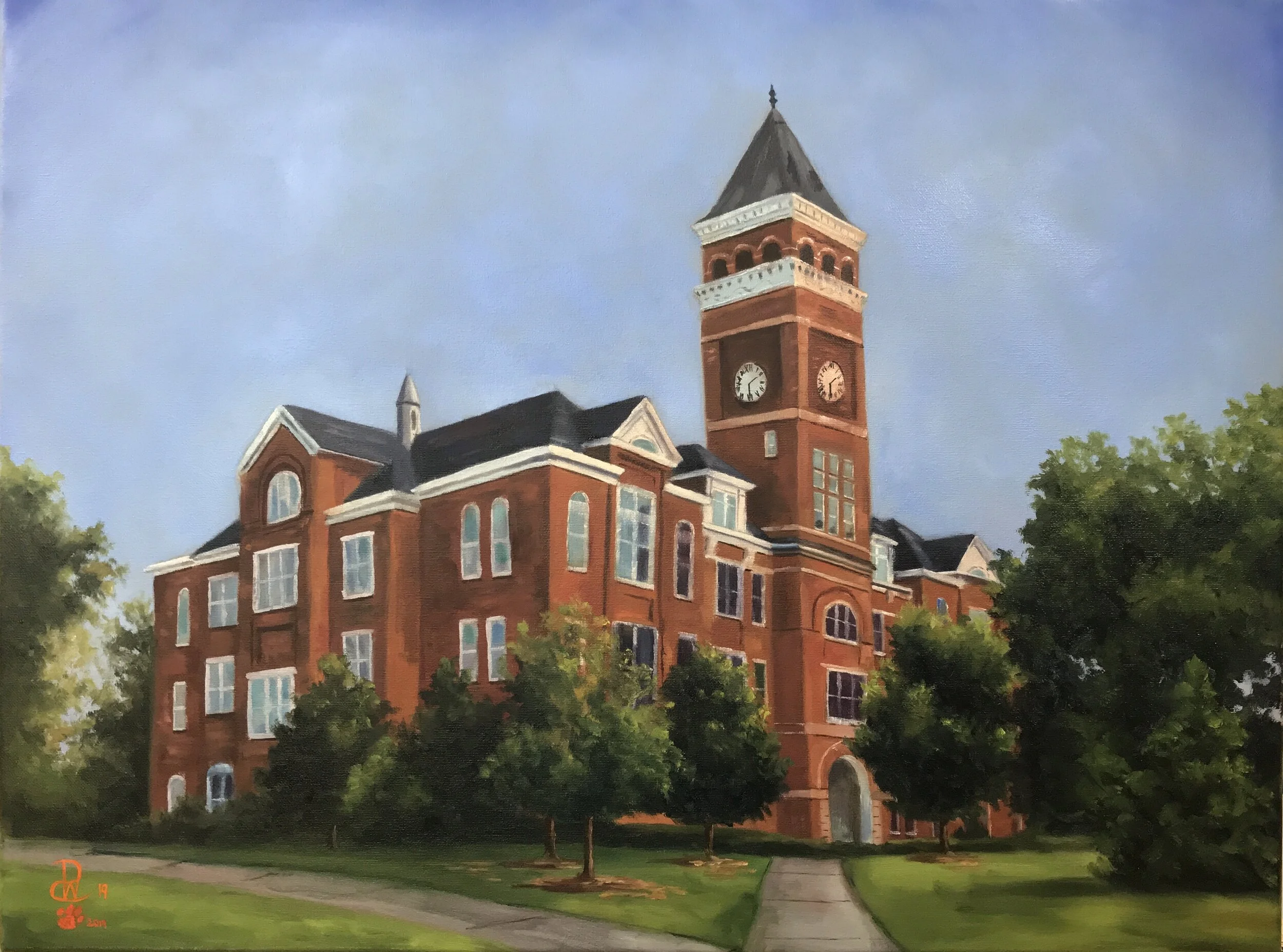 Tillman Hall
18x24
Oil on Canvas