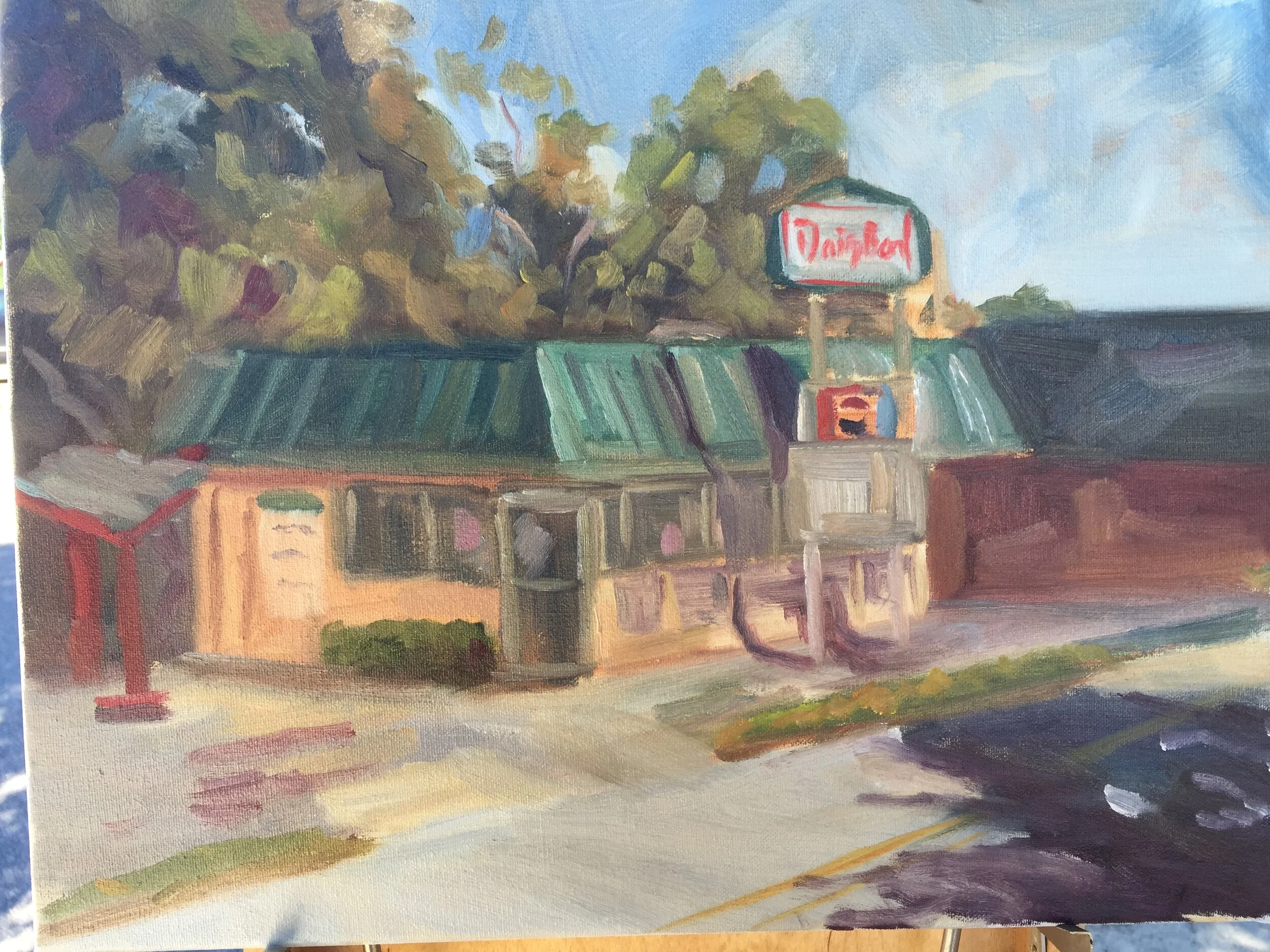 The Dairy Bar
11x14
Oil on Canvas