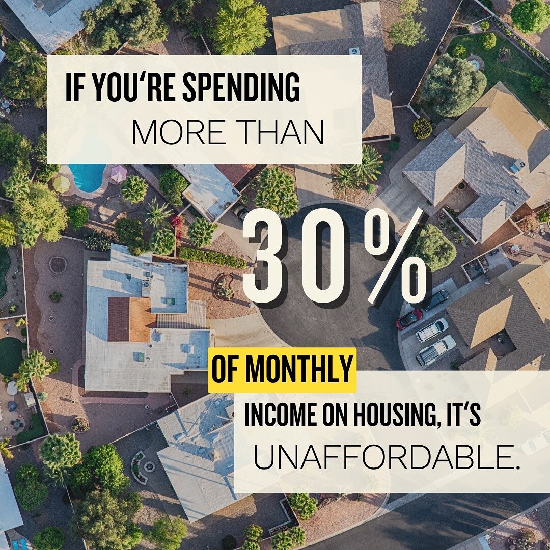 Unfortunately, most of Hawai'i's housing requires residents to pay far more than 30% of their income each month to housing. Despite this being widespread, it is not normal! We need to build more awareness around how much of one's income should be goi