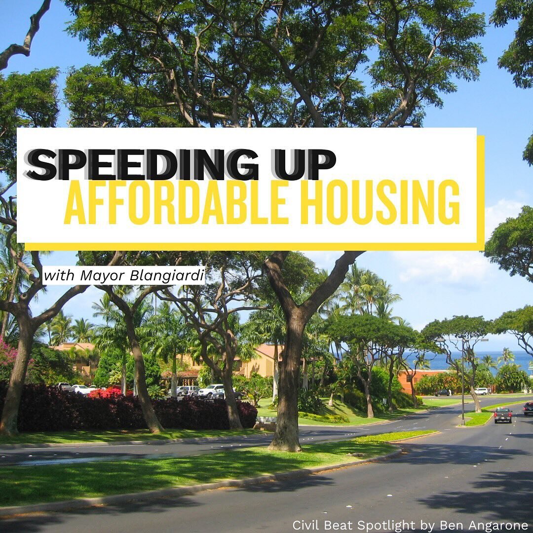 Mayor Blangiardi recently announced that the city is going to start taking more initiative when it comes to increasing the supply of affordable housing in Hawai&rsquo;i. Swipe through to hear his plan and what he had to say 📢

Share to help spread t