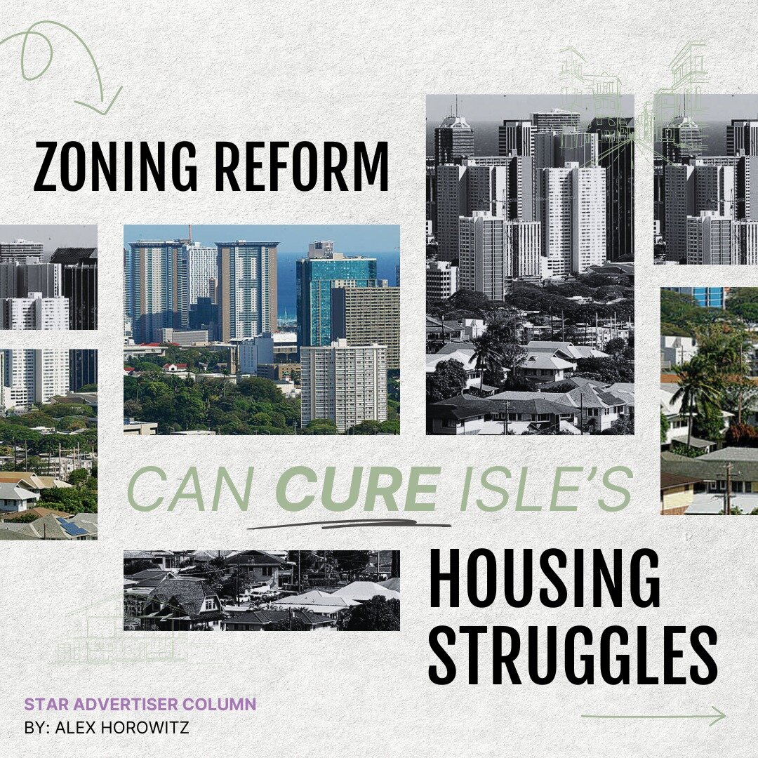 Where are Hawaiʻi's high housing costs coming from? 💰🏘

According to &quot;Zoning reform can cure isles&rsquo; housing struggles&quot;, itʻs a number of combined factors. Check out Alex Horowitz's column to see why costs are so high 📈 and a few so