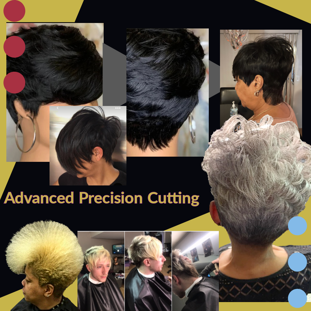 With Ms. Reecy's
precise skills,
your haircut will
be laid tight.