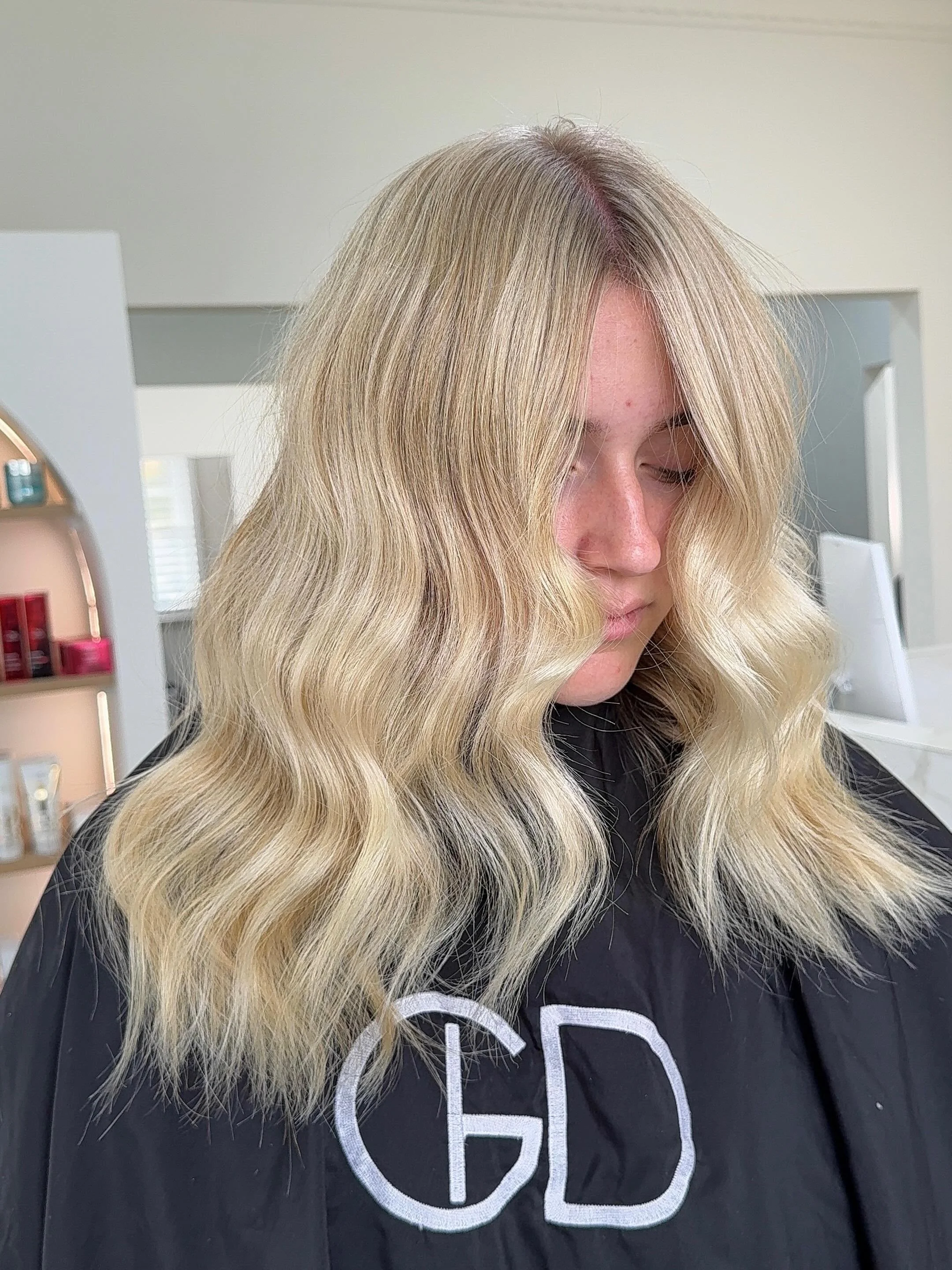 We&rsquo;re keeping in Blonde for the winter ❄️ 🤍

Colour by @hairbymaygen 

#wella #wellalove #wellalife #goochieshairdesign #dubbosalon