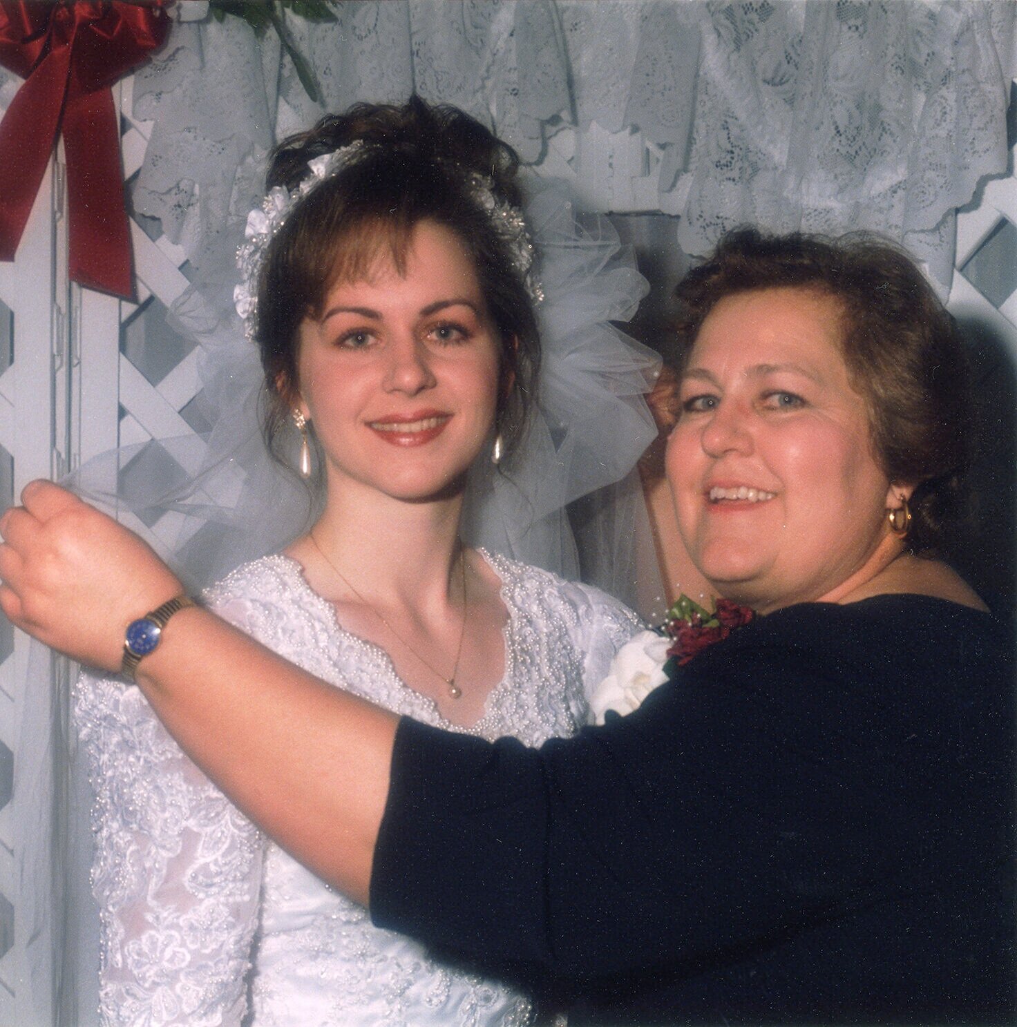 Margo Edgeworth with her mother