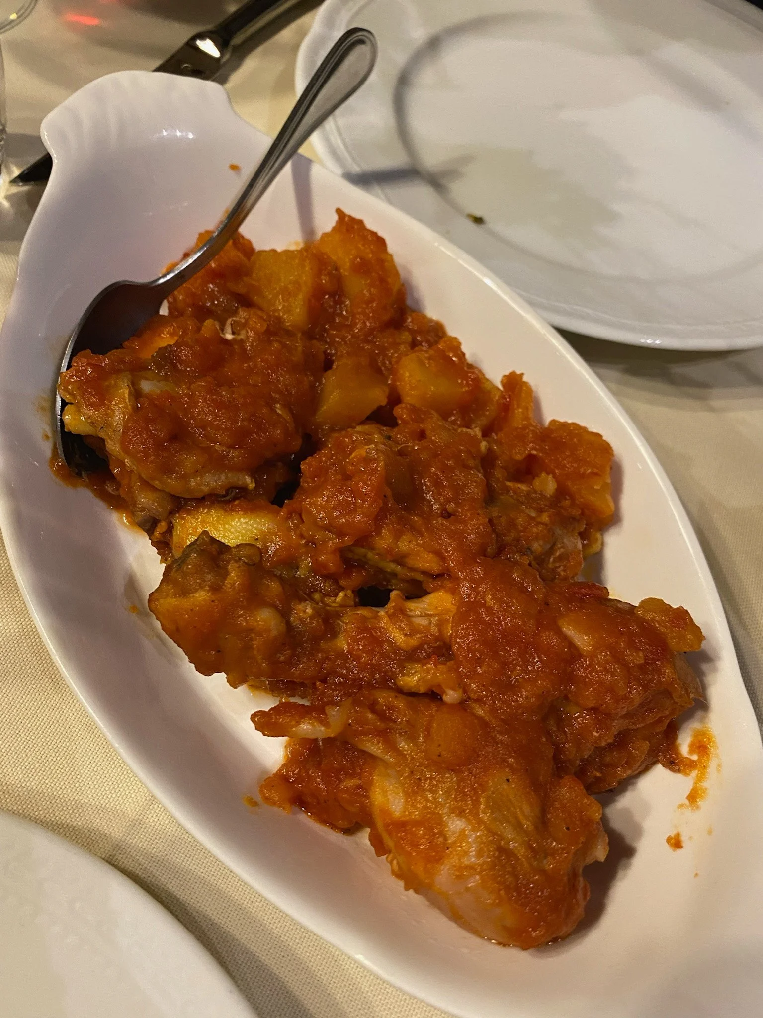 Chicken made in our Italian Cooking Class