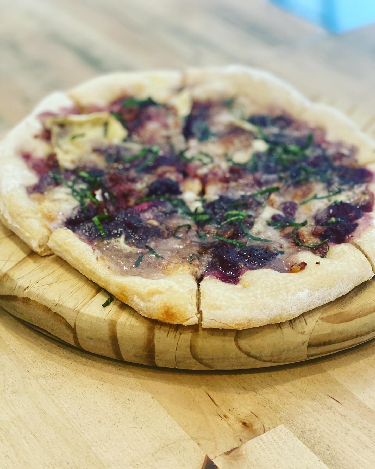 Here for a limited time! 

Jan 

Triple Cream Brie // Summer Berry Compote // Bacon 

#pizza #pizzeria #oshkosh #visitoshkosh #positivelyoshkosh #parm #chef #cheflife #food #foodie #foodporn #summer #eaa