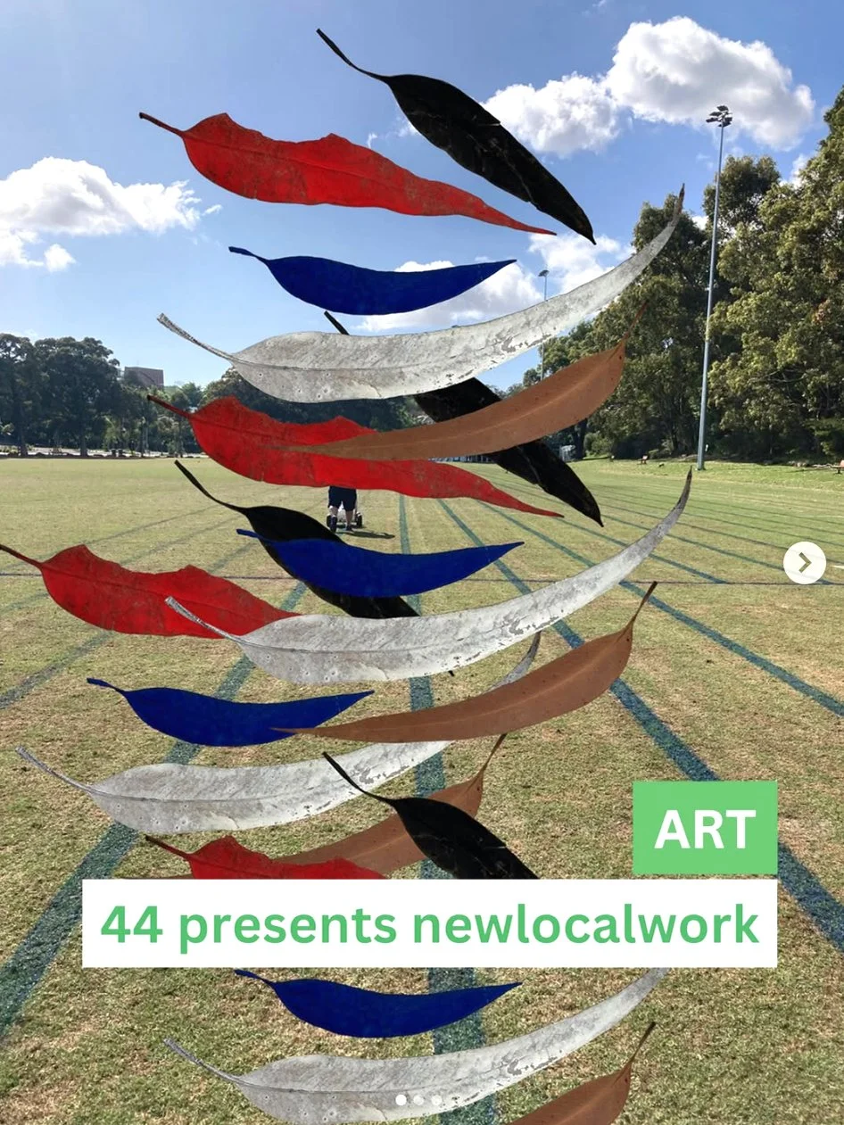 photo collages using leaves