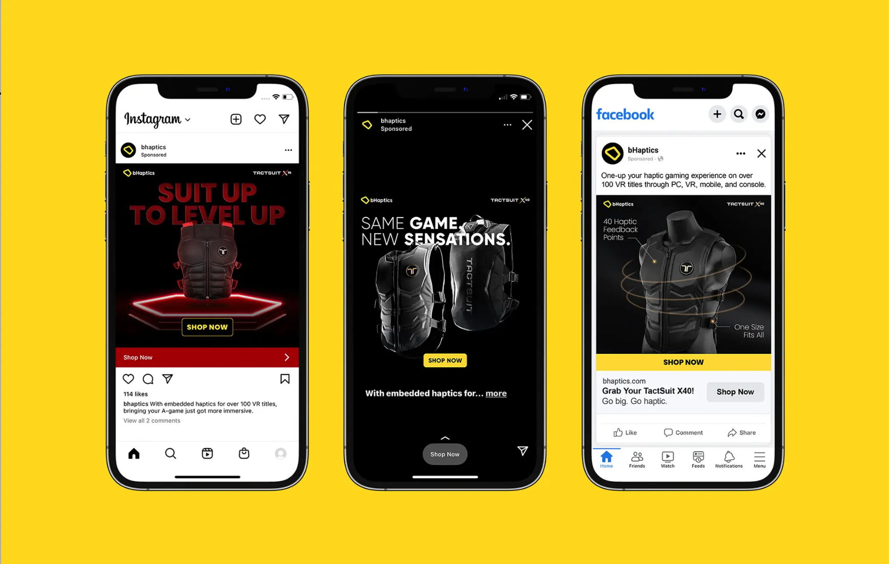 Ads for Gaming Tech Brand