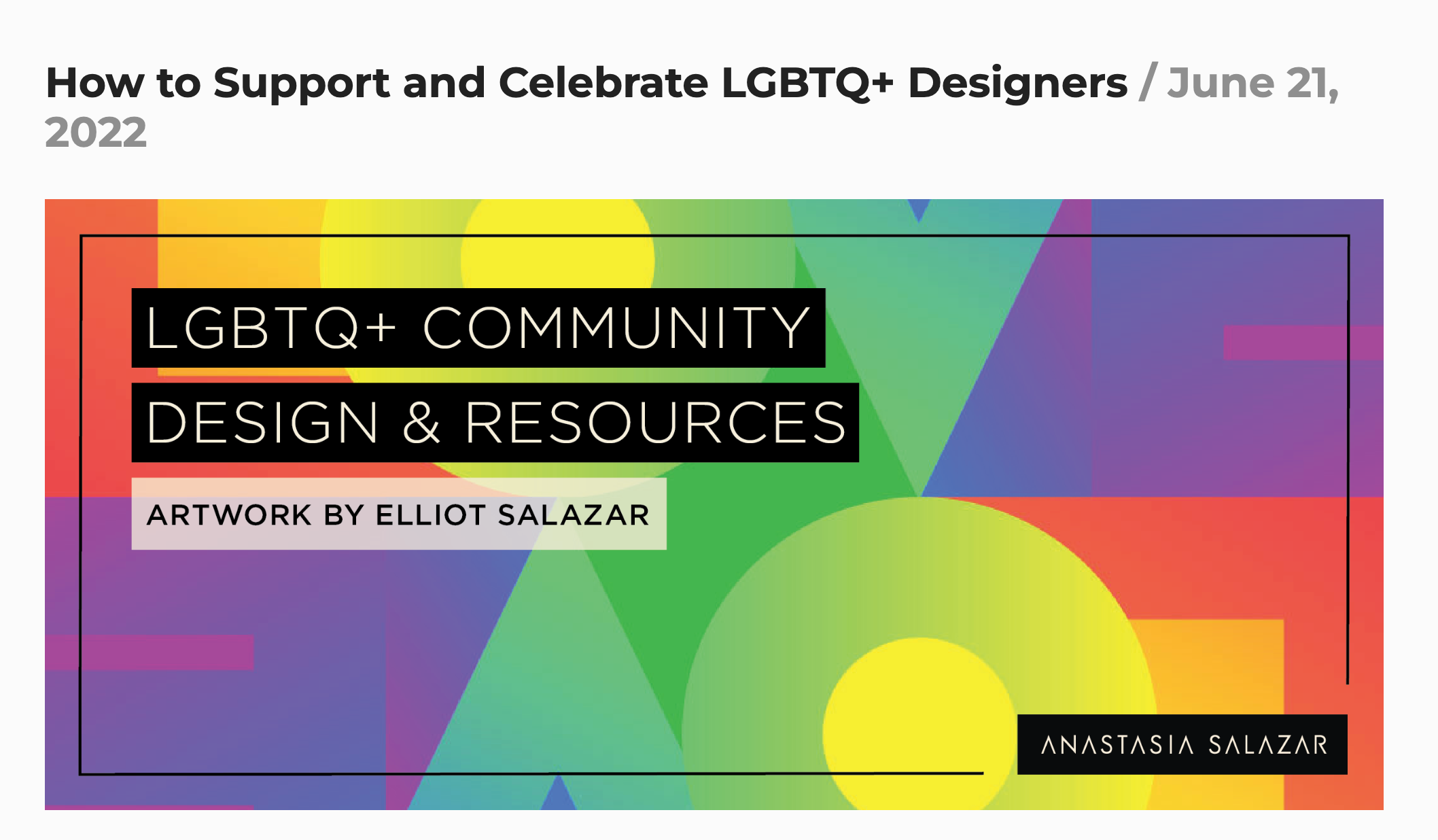 Blog post for Anastasia Salazar, Ltd.