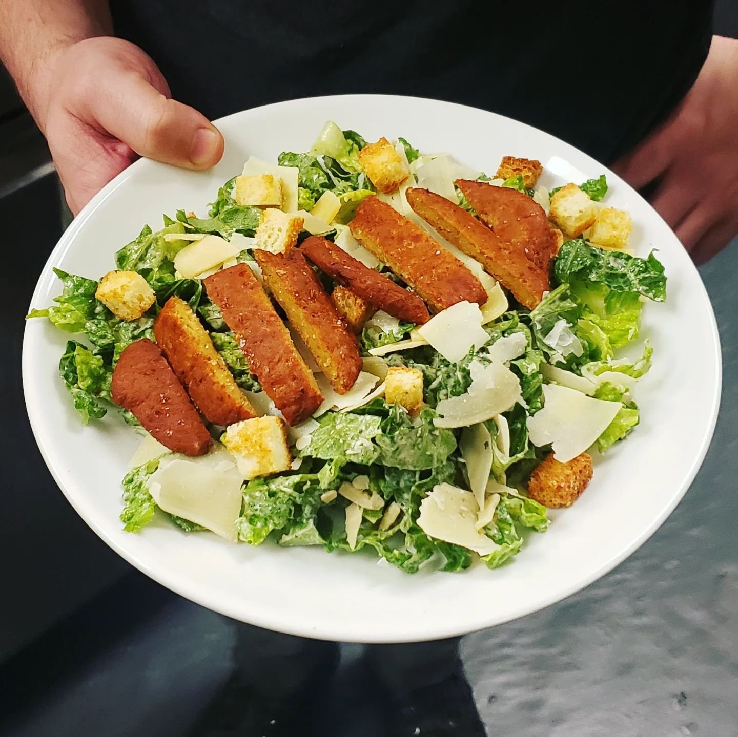 New Menu Items! 

Attention vegetarians, vegans, and general lovers of flavor. Our vegan chicken (aka Seitan) is made in-house and is available not only on our Vegan Chicken Cutlet Sandwich, but also as a protein add-on to any of our salads!

We also