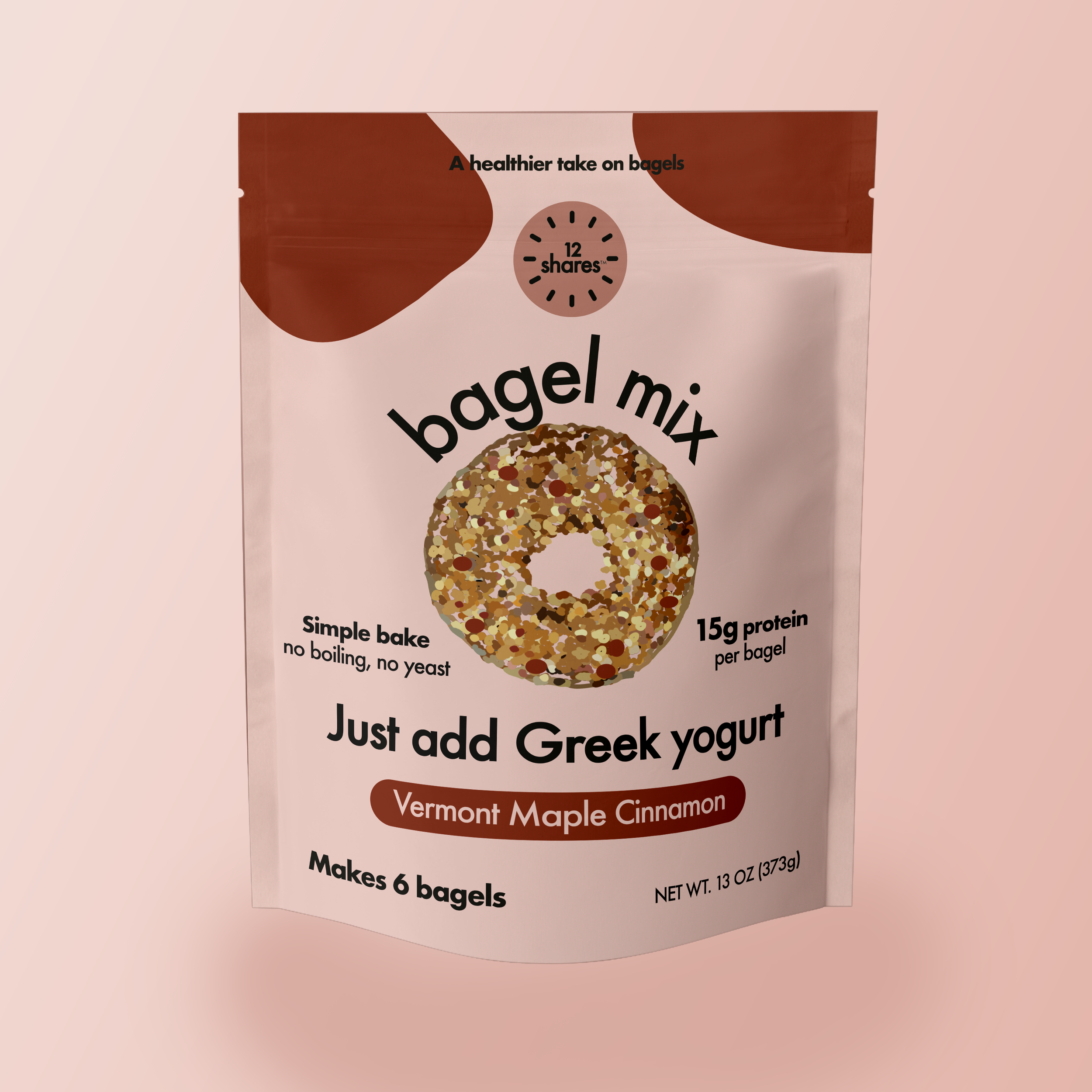 Vermont Maple Cinnamon Bagel Mix - Makes 6 Bagels