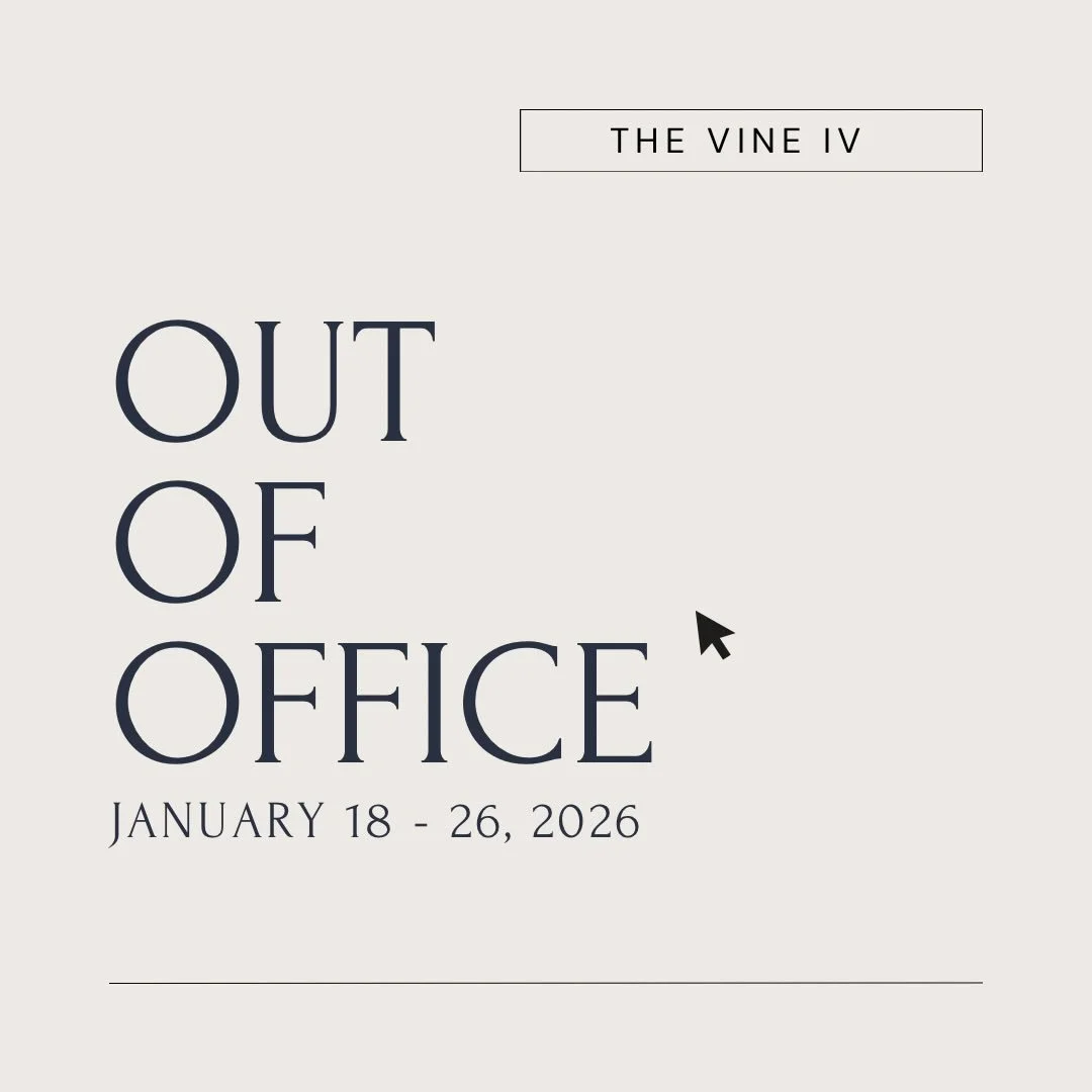 Just a reminder that we will be stepping out of office January 18-26, 2026 ✨

We&rsquo;re taking a short pause to rest, reset, and recharge&mdash;because caring for ourselves allows us to care for you that much better.

Our booking link remains in ou