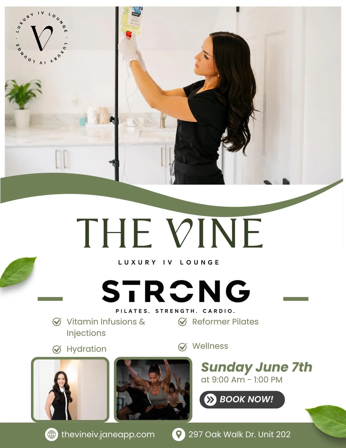 Sunday just got a whole lot better. 🤍

Join us at STRONG Oakville this Sunday for an amazing workout- and stick around for something special. We&rsquo;re offering IV infusions and wellness injections at the studio, so you can recover, recharge, and 