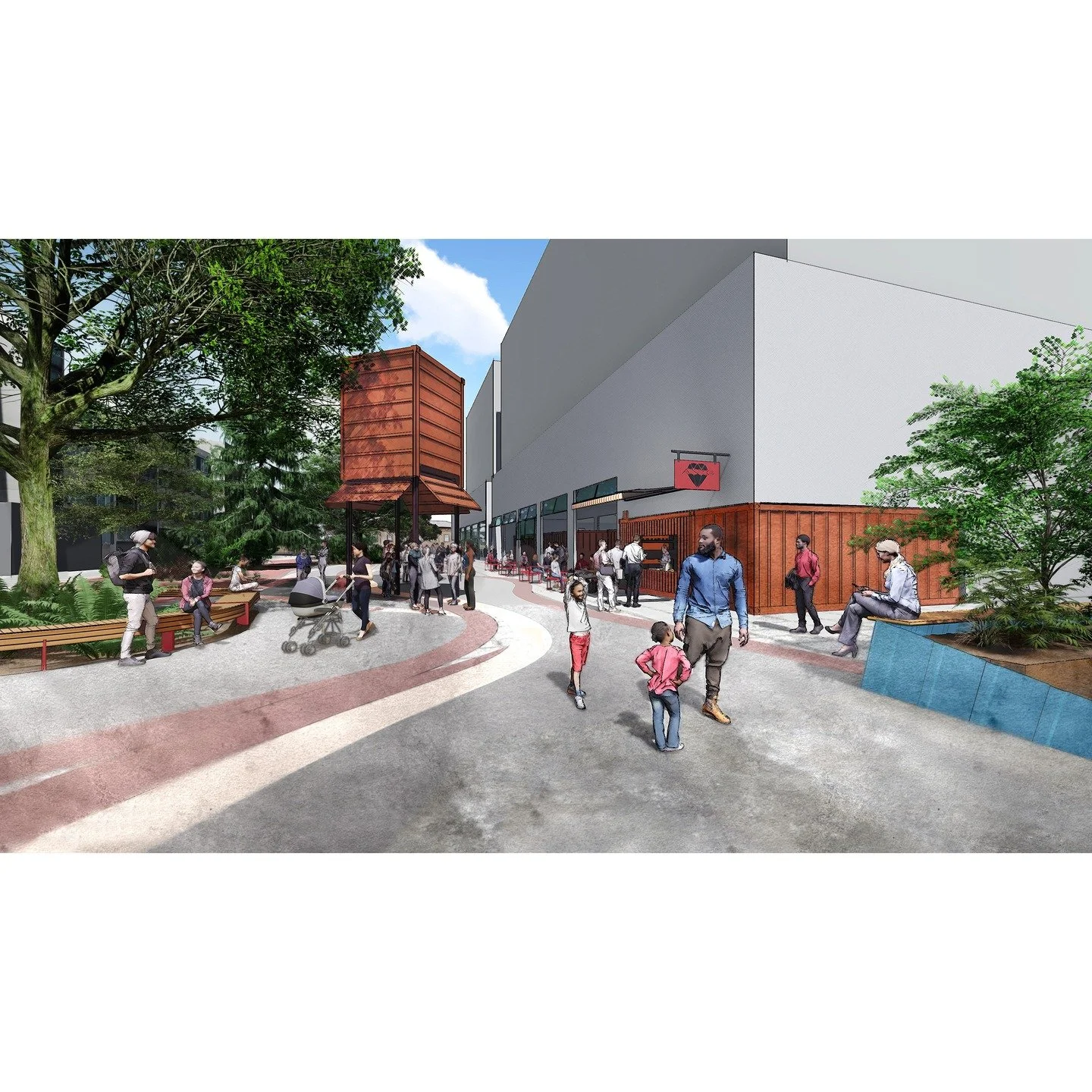 For the past several years, we&rsquo;ve been thrilled to work with @watershedseattle as they seek to combine community benefits, artistic creativity, and environmental performance in &ldquo;sunny West Georgetown.&rdquo; With the amazing team of archi