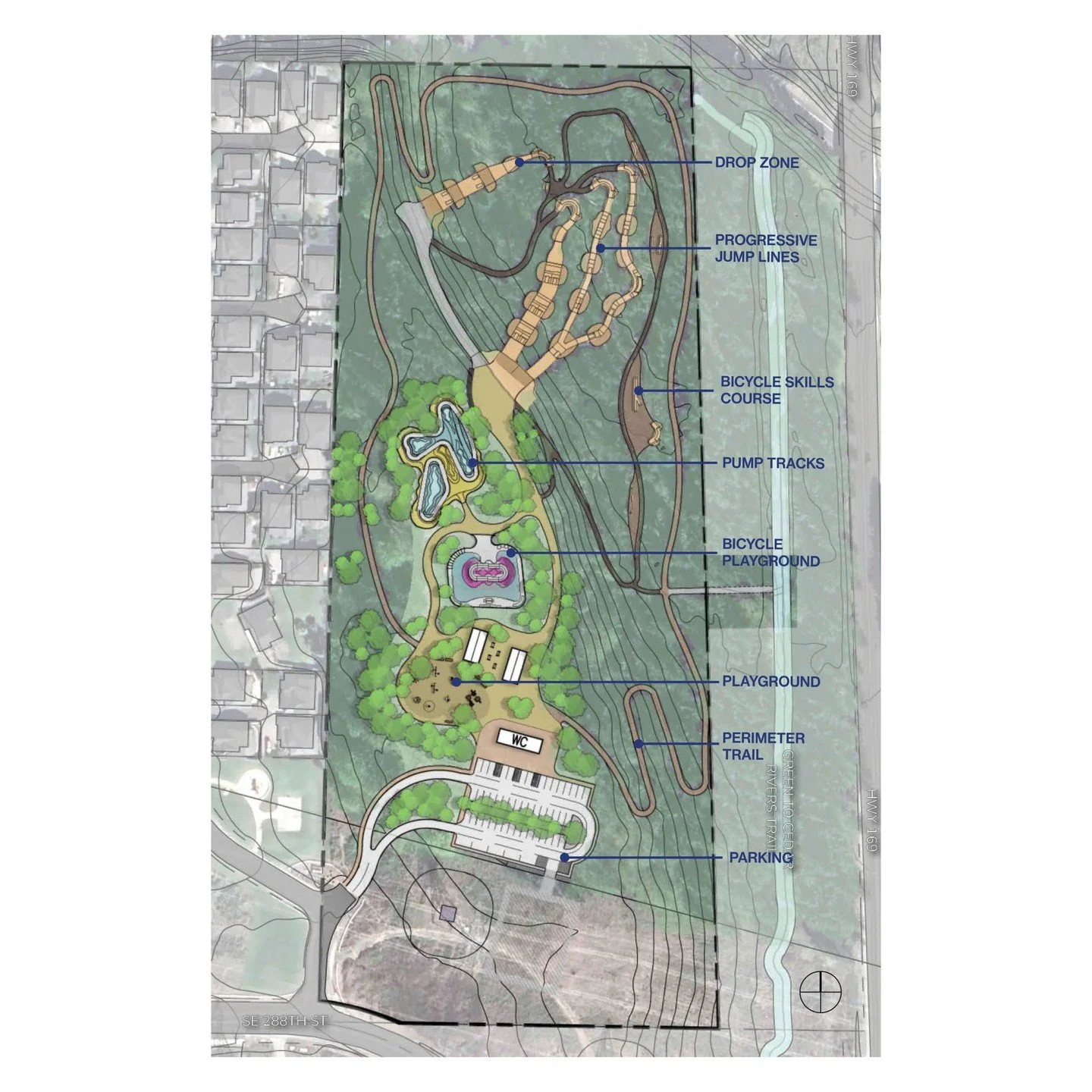 Coming soon to the @cityofmaplevalley, Henry&rsquo;s Switch Park will be a new biking-focused destination for locals and visitors alike. Collaboration lies at heart of the project's on-going success. With our team, community members, @evergreenmtb, s