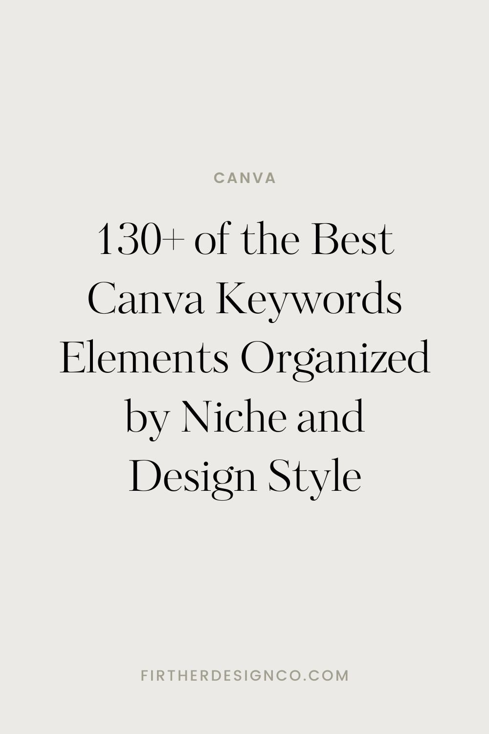 130+ of the Best Canva Keywords Elements Organized by Niche and