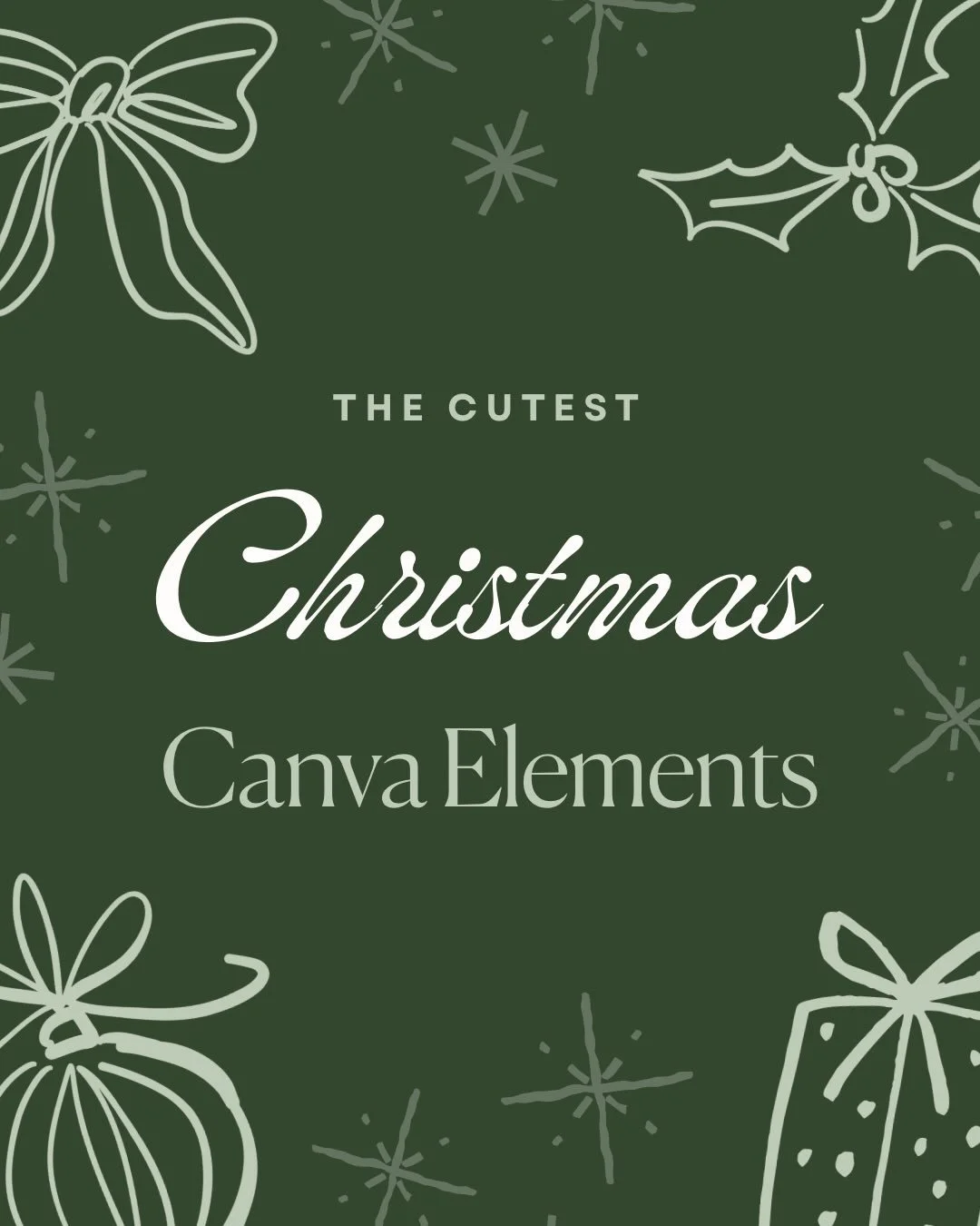 How cute are these aesthetic Canva elements for Christmas?! 🎄 Save this for your holiday designs 📌

#canvaelements #canvachristmas #designresources #canvacreators #element