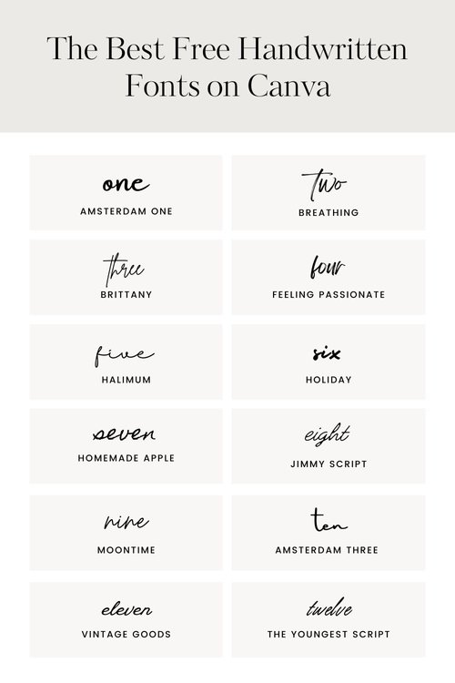 Canva Script Fonts: The Best Script Fonts in Canva - Blogging Guide