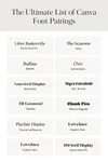 The Best Free Serif and Sans Serif Canva Fonts That Go Together ...