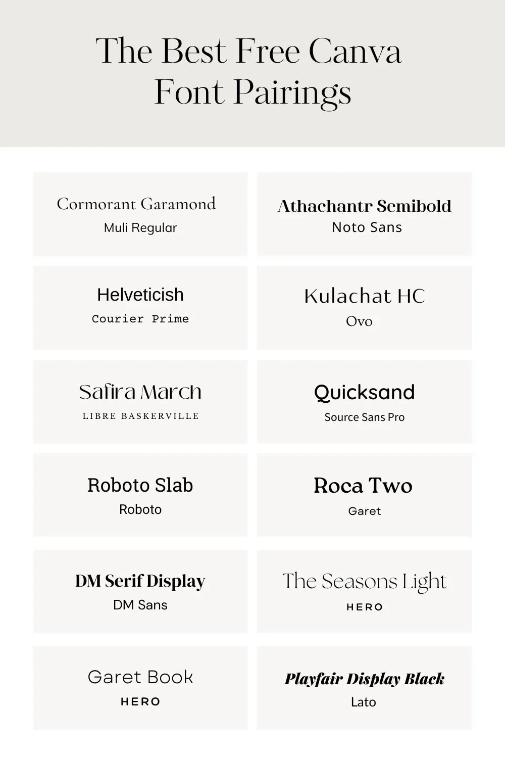 5 Beautiful Font Pairings For Premium Brands – BDNE