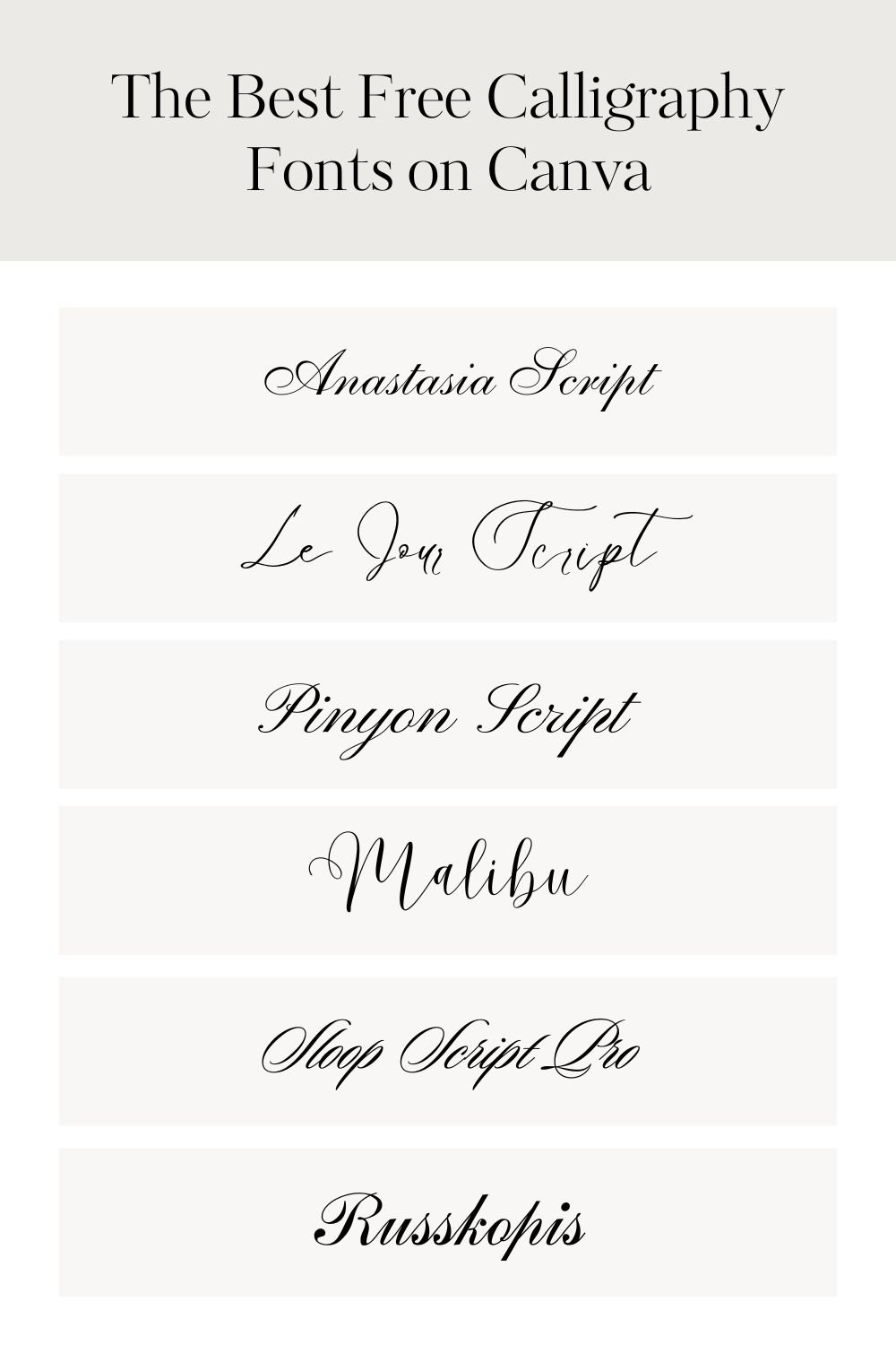 The Best Free Canva Cursive Fonts — Firther Design Co. | Canva Design ...