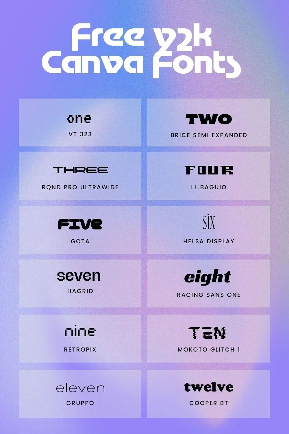 Free Y2K Fonts in Canva — Firther Design Co. Canva Templates & Design