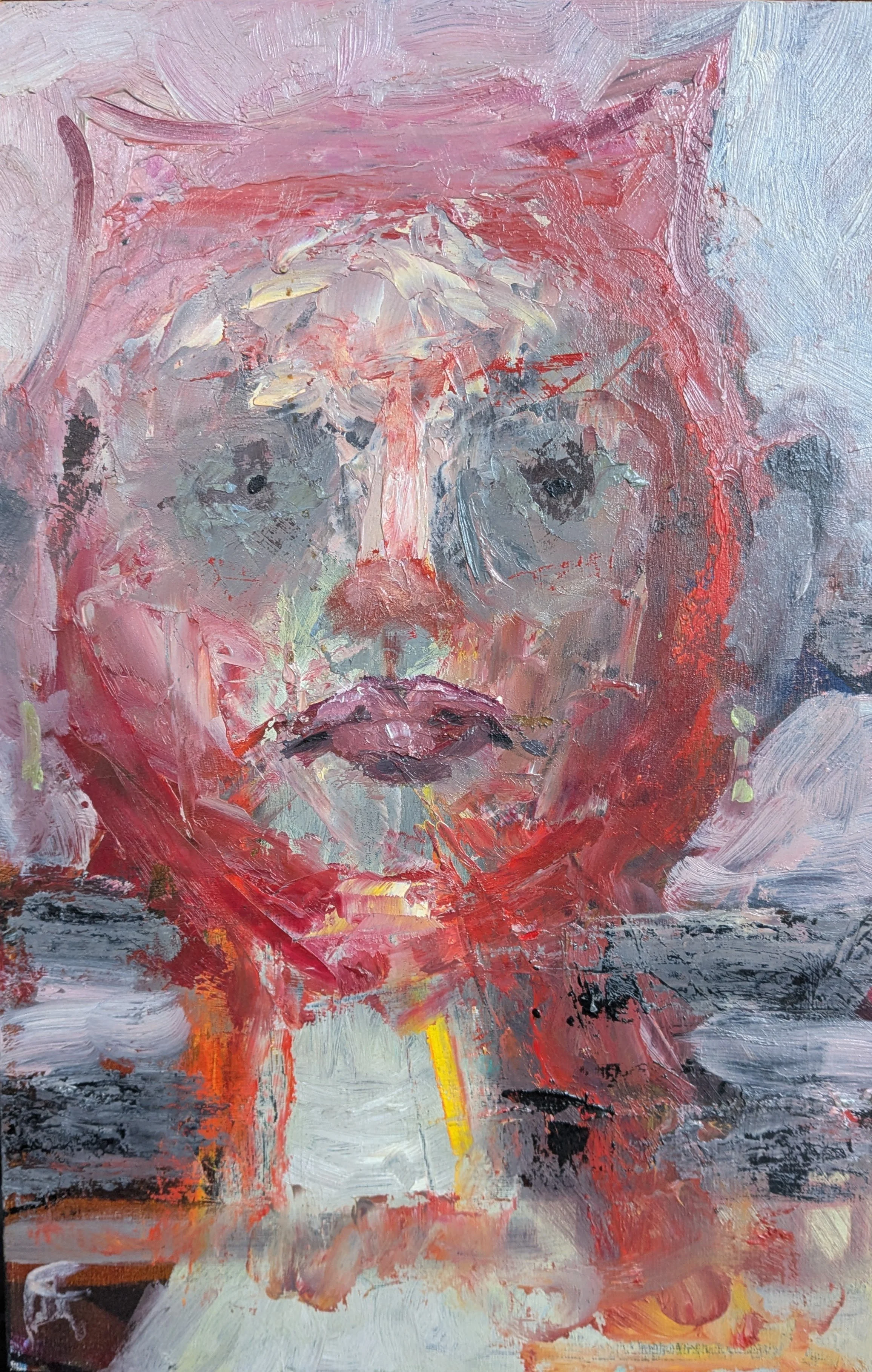 Pussyhat, Judith Andrews, Oil On Panel, $525.