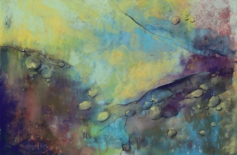 Fantasia 4, Wolfgang Ertl, Pastel, $700.