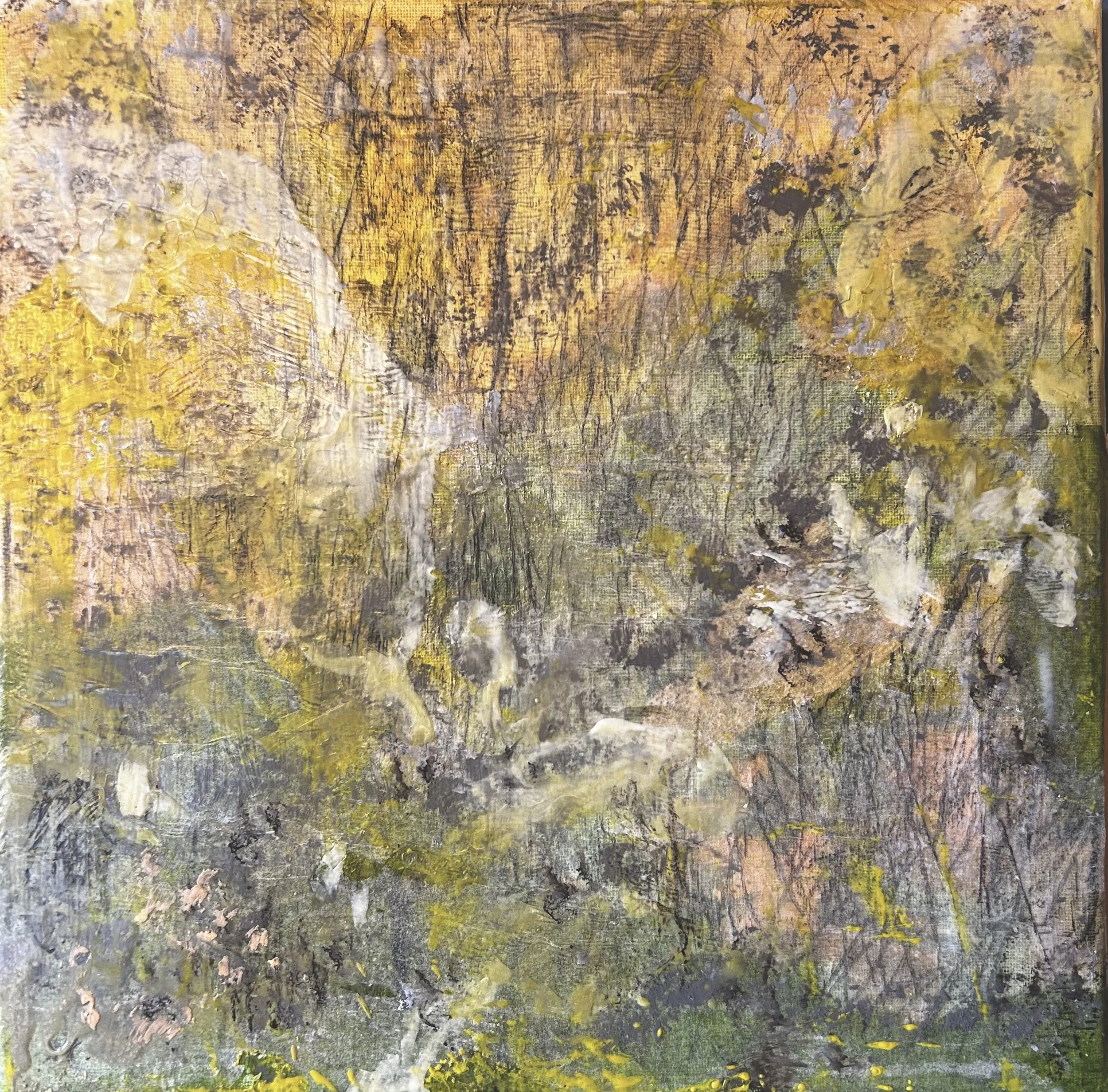 Cripple Creek, Julie Despres, Mixed Media, $200. 12x12"
