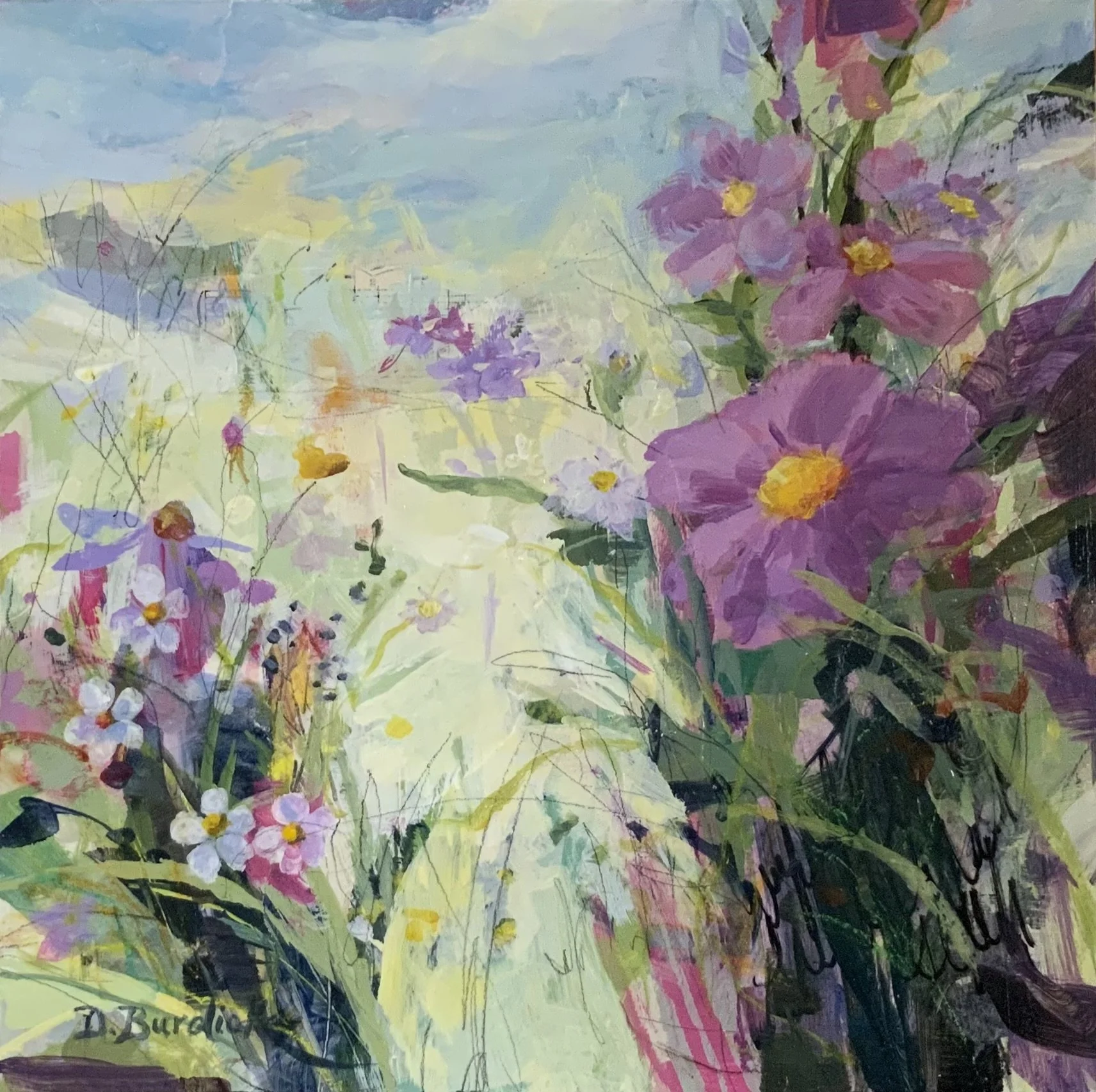 Dee Burdick: Acrylic Painting + Collage Workshop