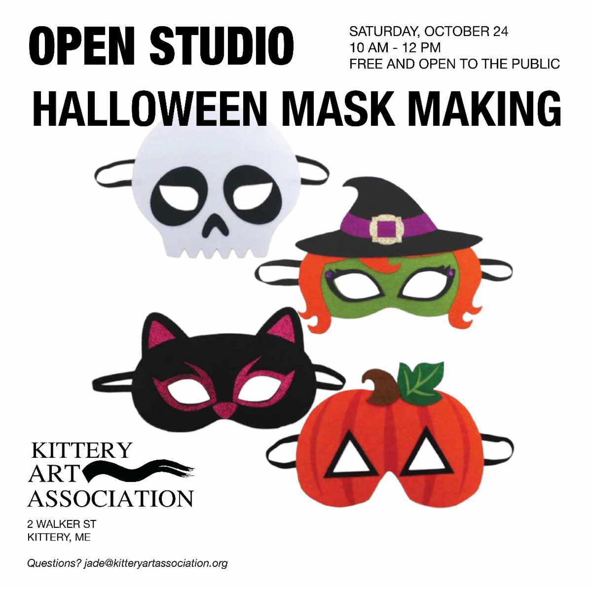 Open Studio: Halloween Mask Making