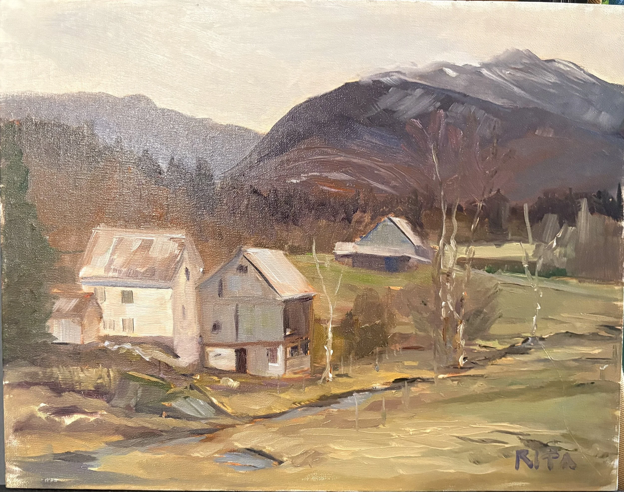 Looking Over, Rita Pomerleau, Oil, $600. (14x17")