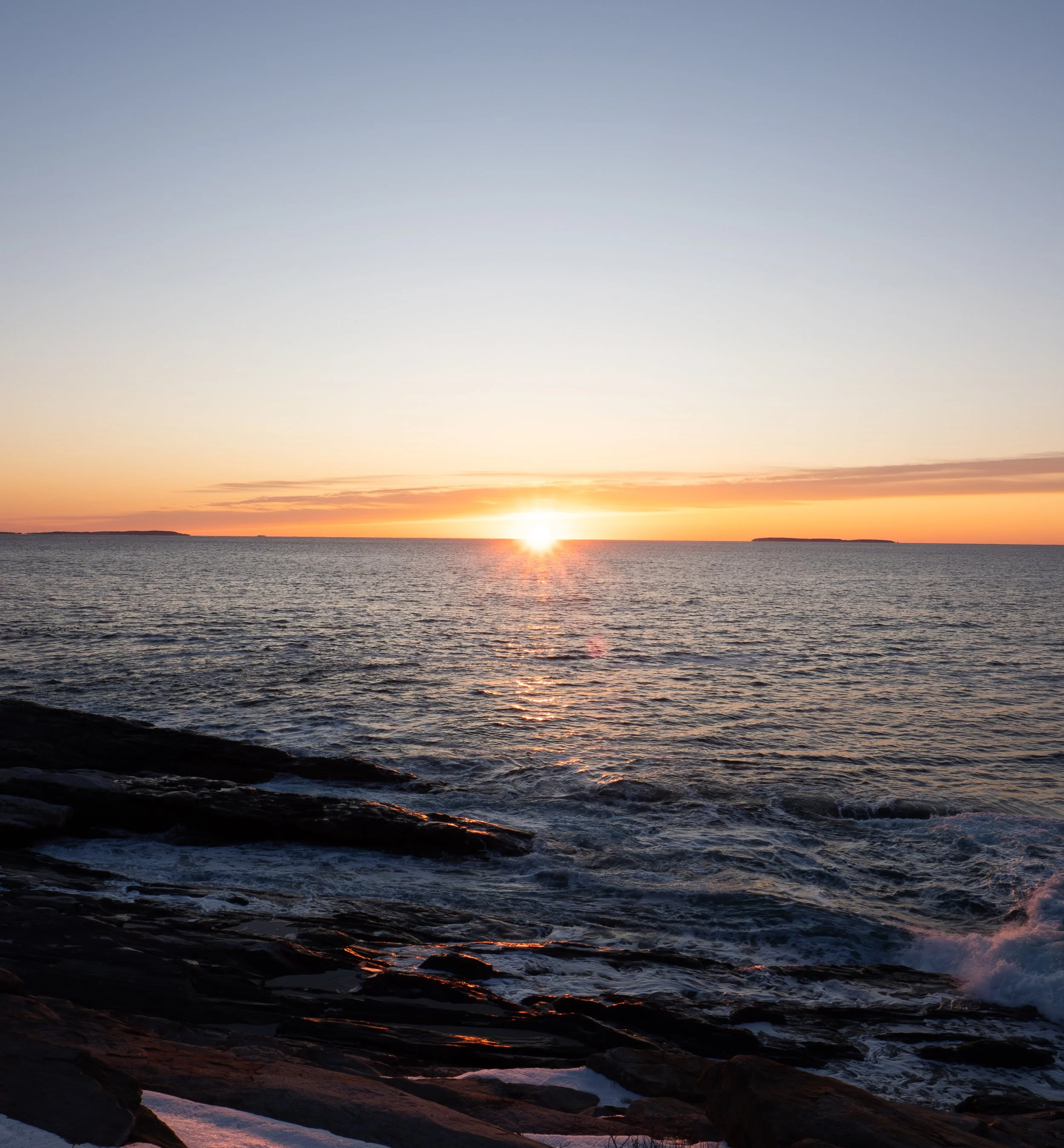 Pemaquid Sunrise, Tom Lynott, Photograph, $100.