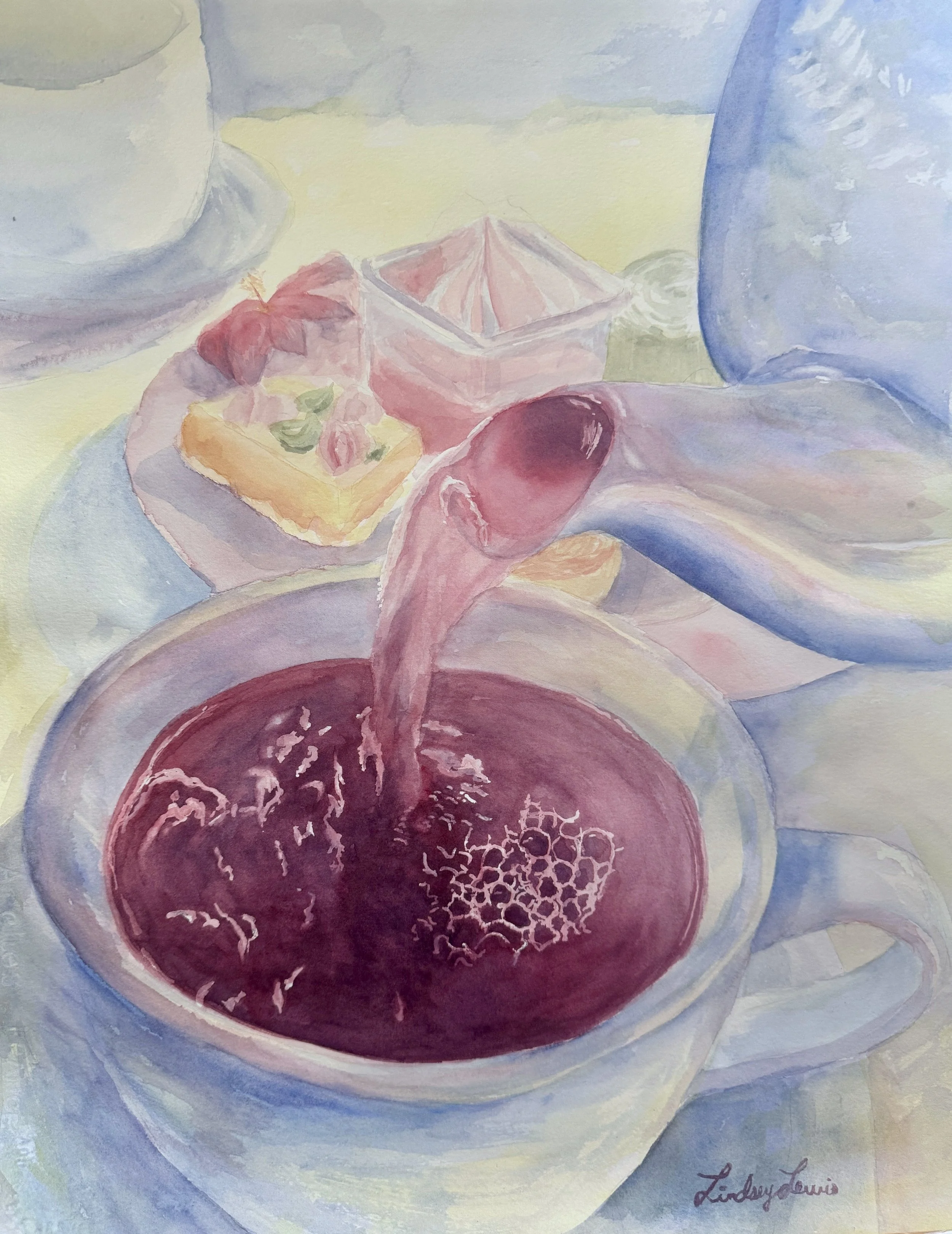 Go With The Flow, Lindsey Lewis, Watercolor, $385.