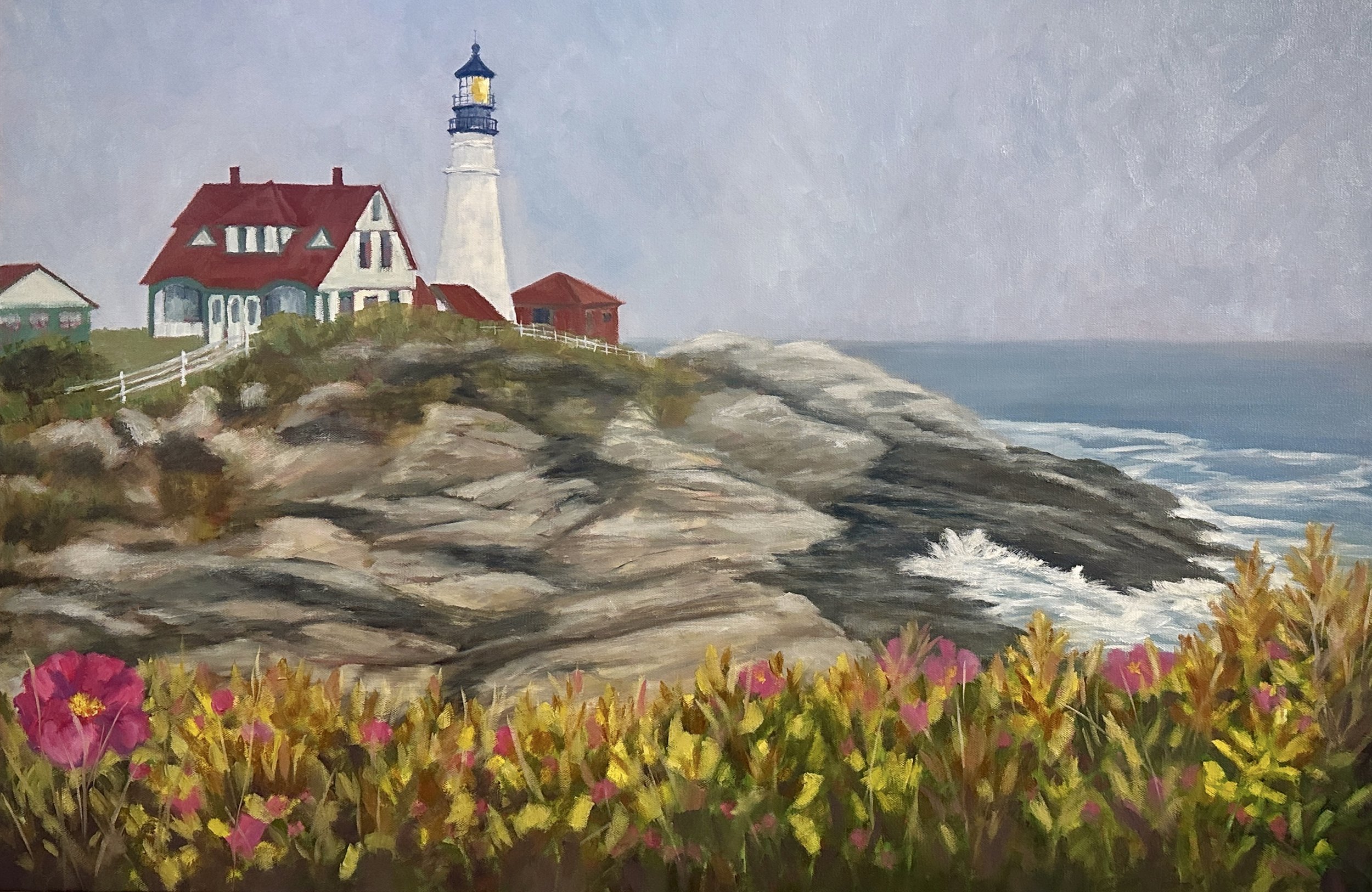 Queen Of The Coast, Cassandra Hahn, Oil On Canvas, $1500.