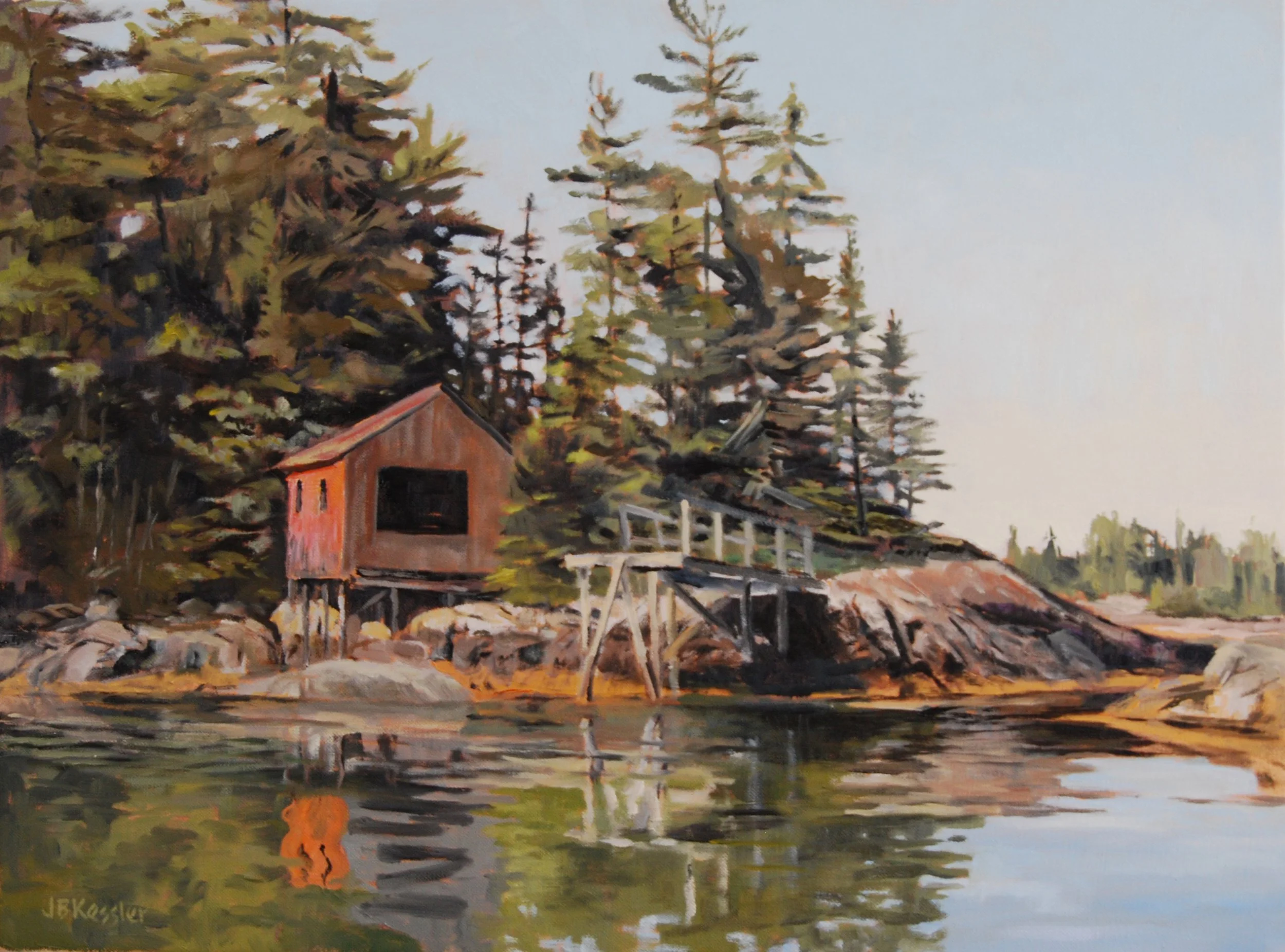 Still Standing, John Kessler, Oil, $1800.