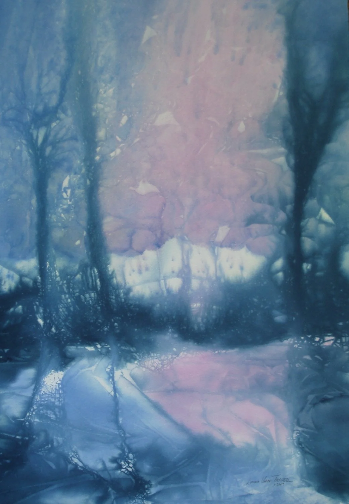 Peace, Linda Van Tassell, Watercolor, $600. 28x20"