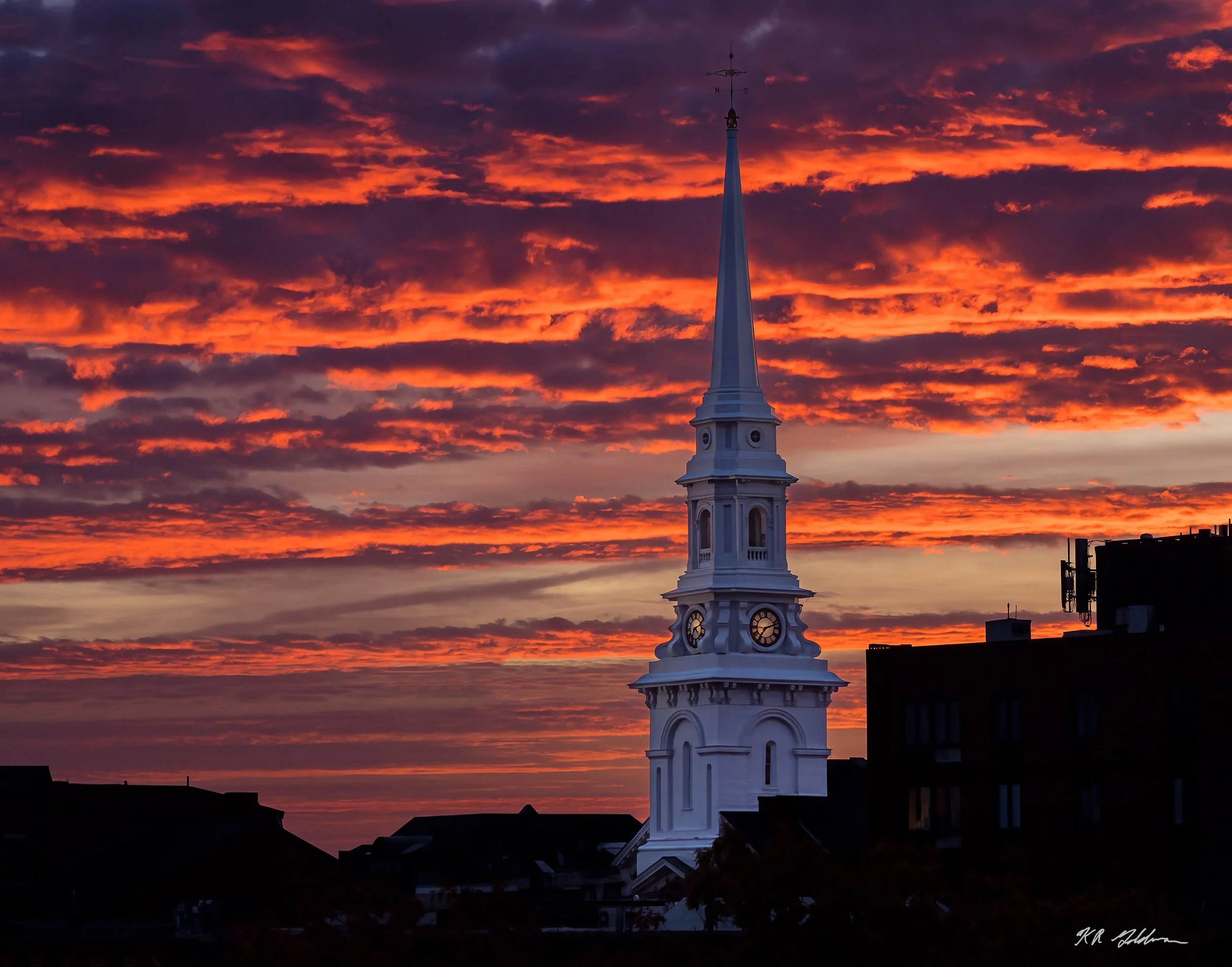 Portsmouth Sunrise, Ken Goldman, Photograph on Archival Paper, $150.