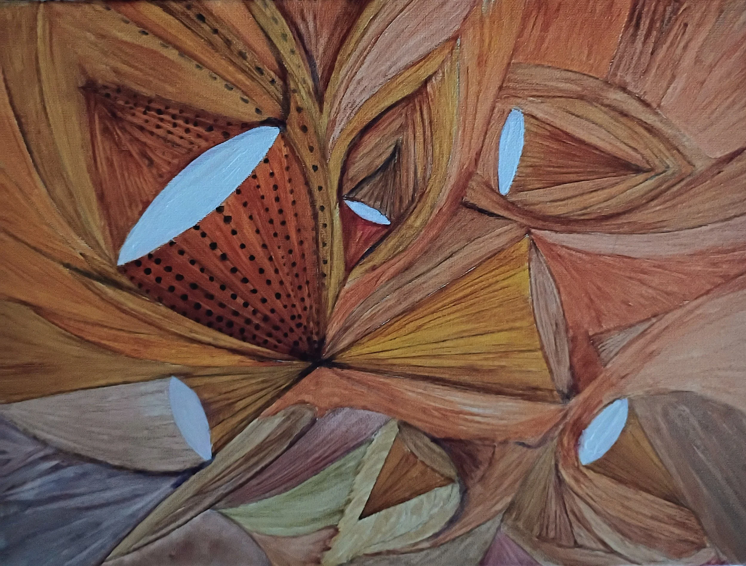 Convergence (Dream Fragment), Sharmian Groulx, Acrylic, $375. 21x17"