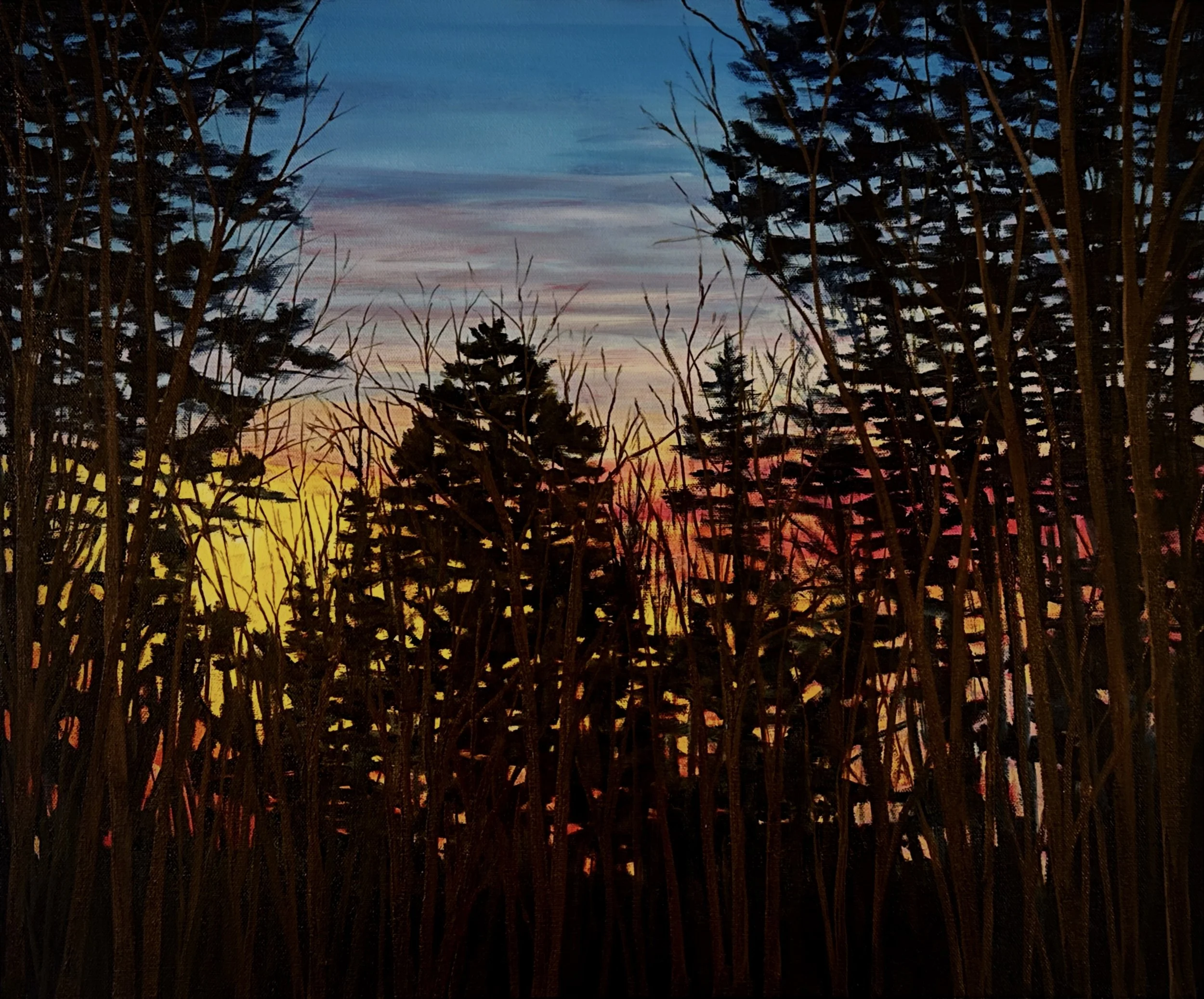 All The Light I See #1, Cassandra Hahn, Oil On Canvas, $900.