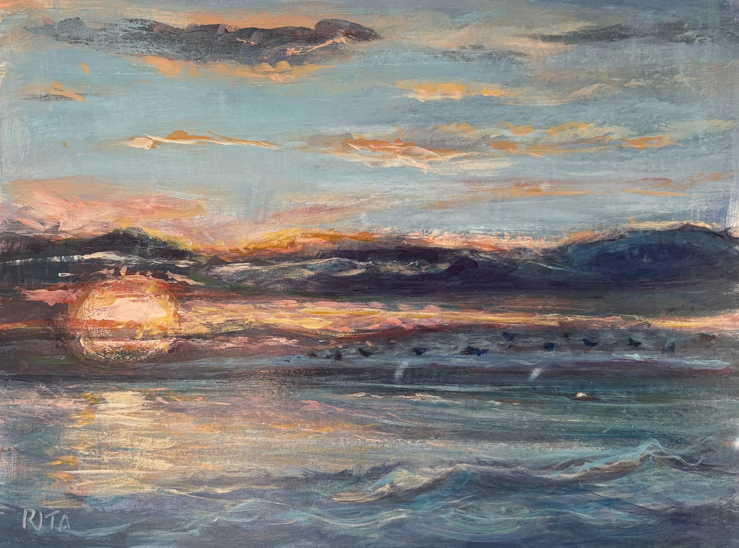 Nelson's Light, Rita Pomerleau, Acrylic, $180.