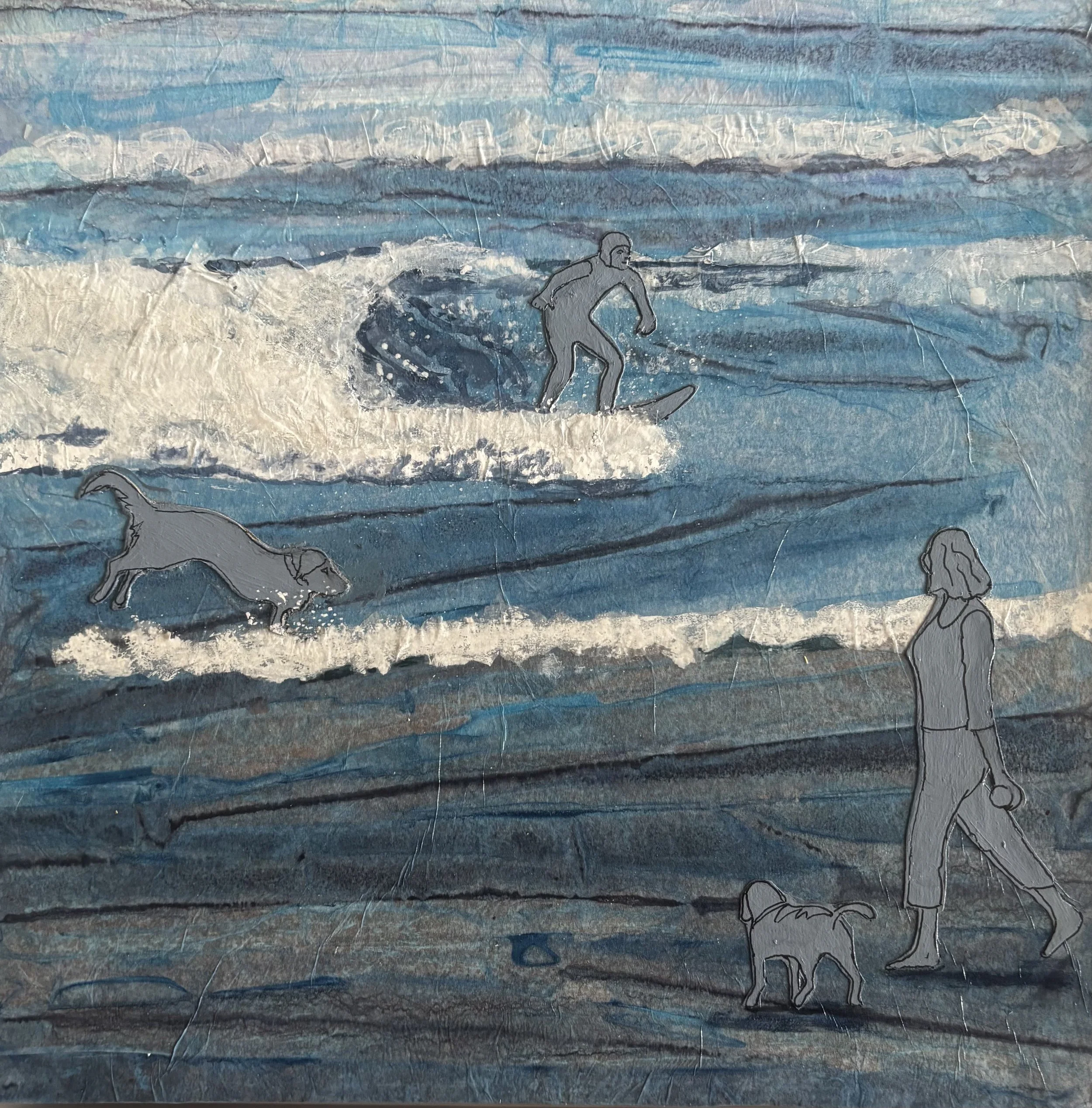 Coastal Companion #7, Ilona Kennedy, Mixed Media, $350.