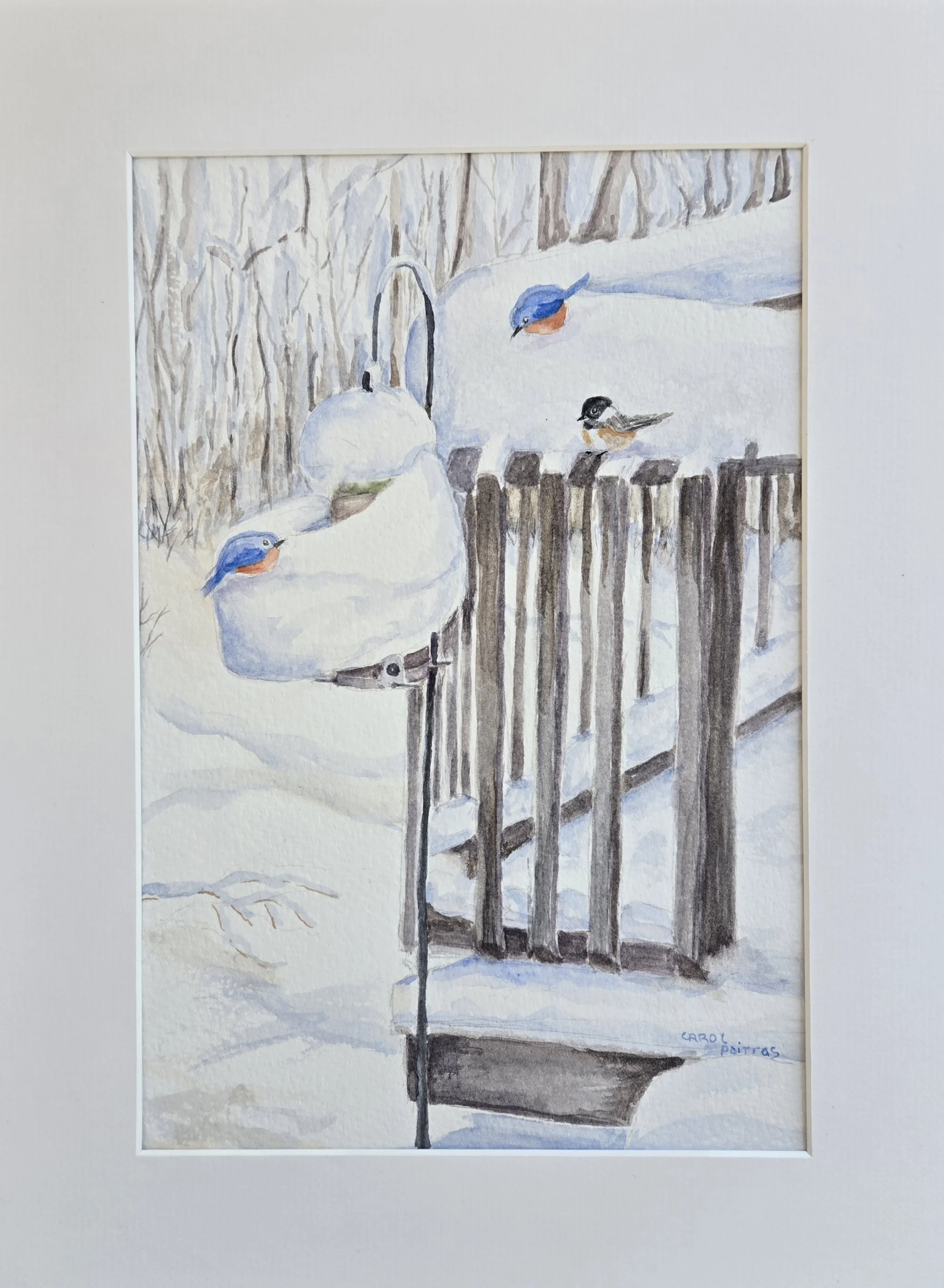 Storms End, Carol Poitras, Watercolor, $140.