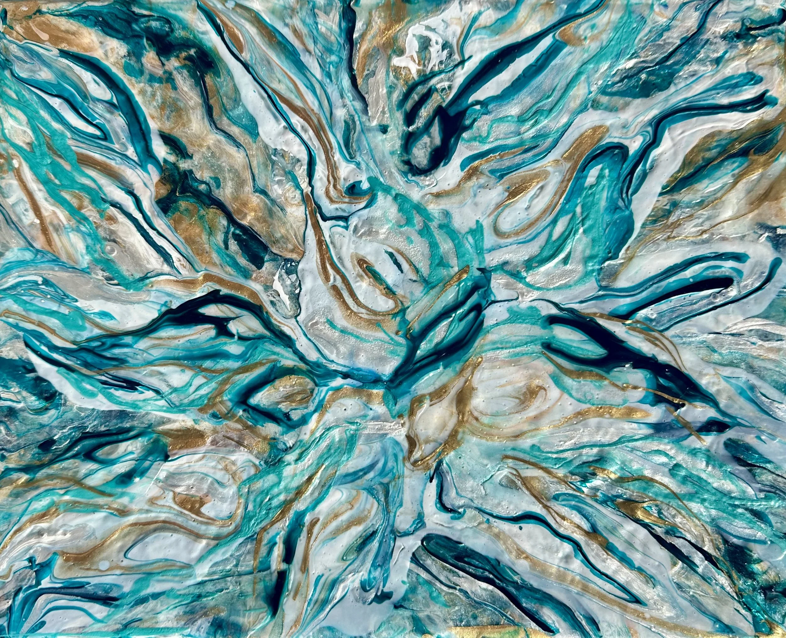 Aqua Nova, Nick Skally, Acrylic, $680.