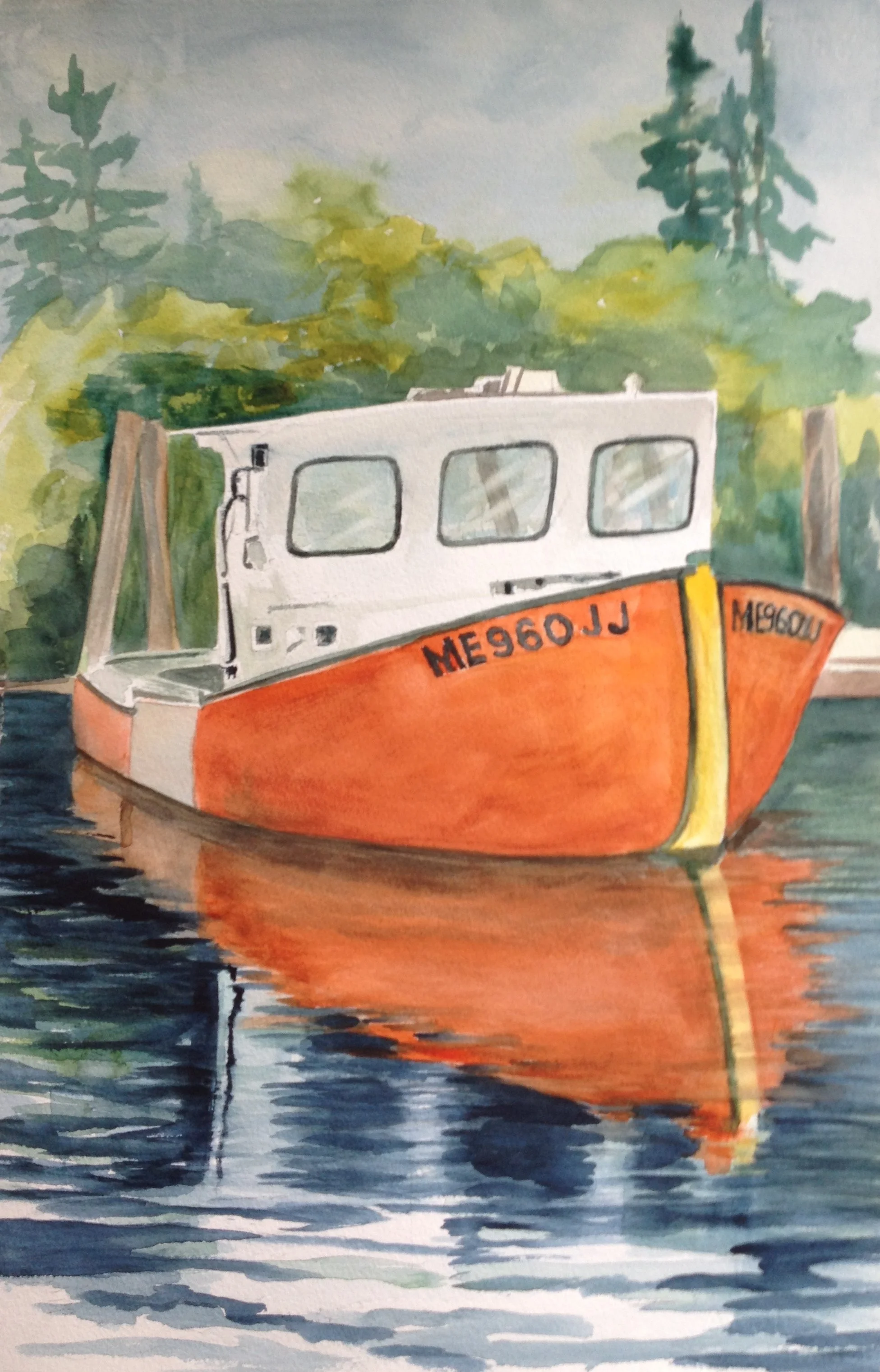 Phoenix, Linda Van Tassell, Watercolor, $600.