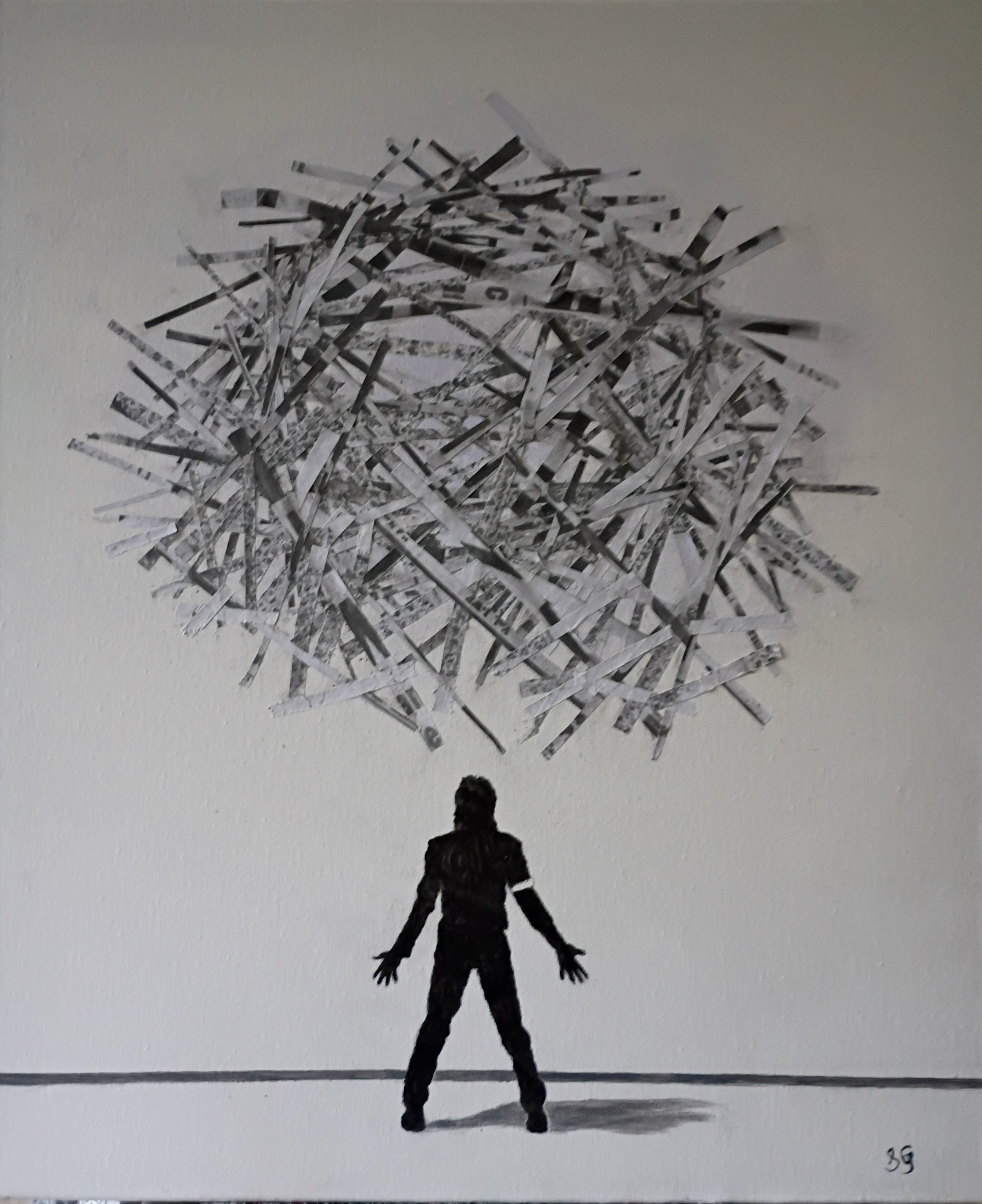 STARDOM, Sharmian Groulx, Mixed Media, $1200.