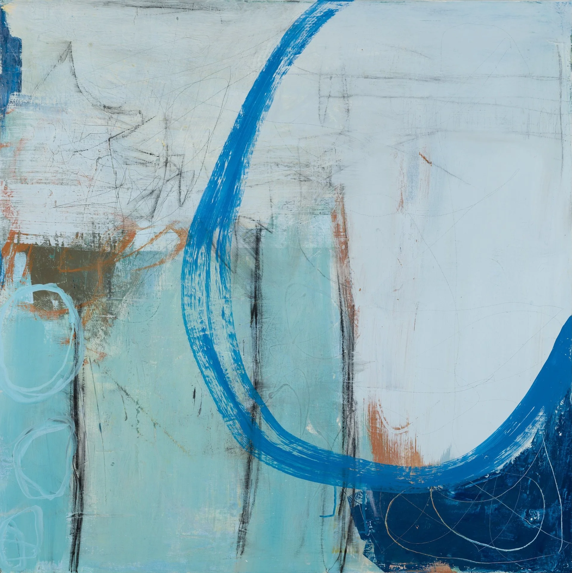 Somewhere You Feel Free, Angelique Luro, Acrylic/Mixed Media, $3500.