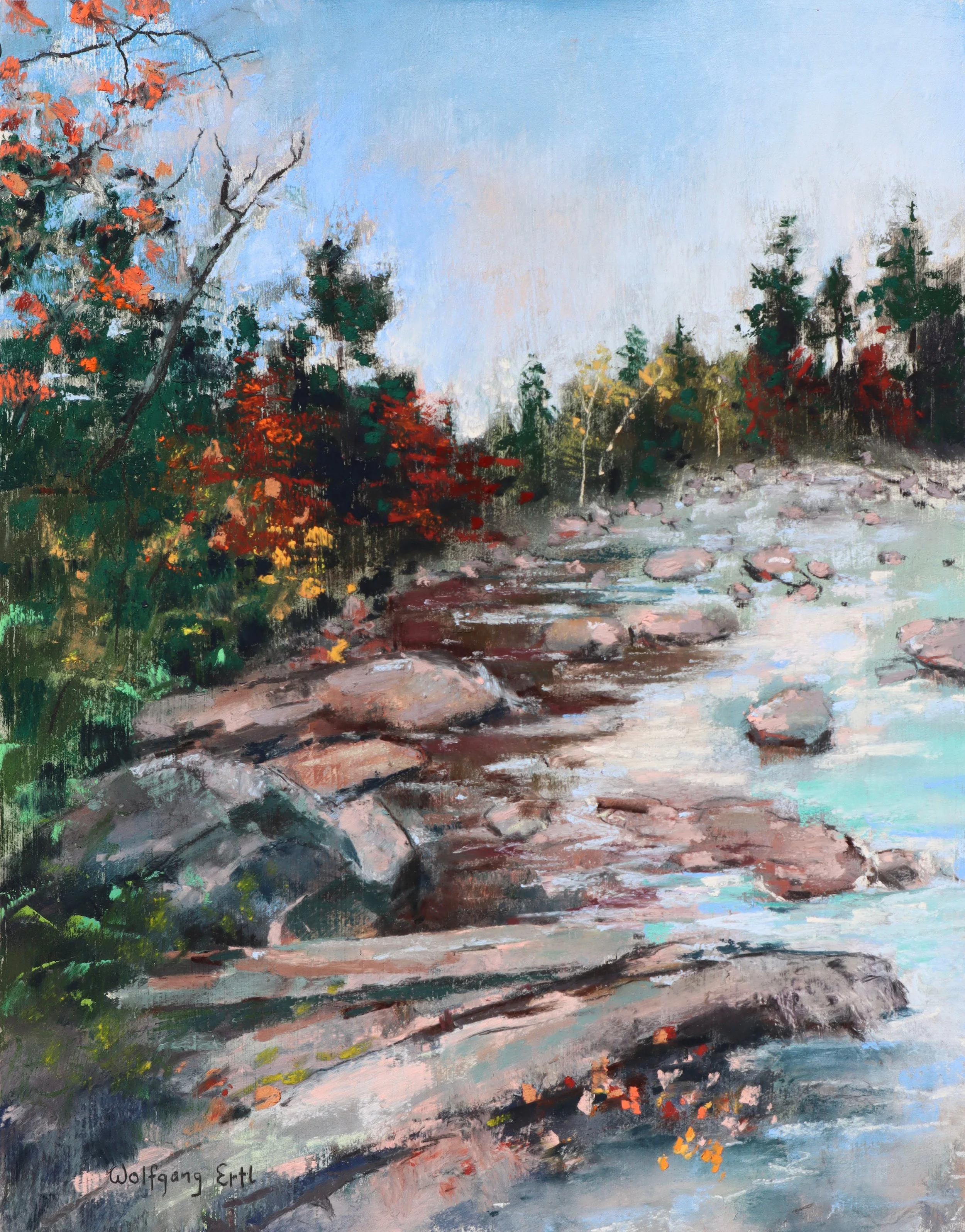 Autumn Day, Wolfgang Ertl, Pastel, $550. 17x14"